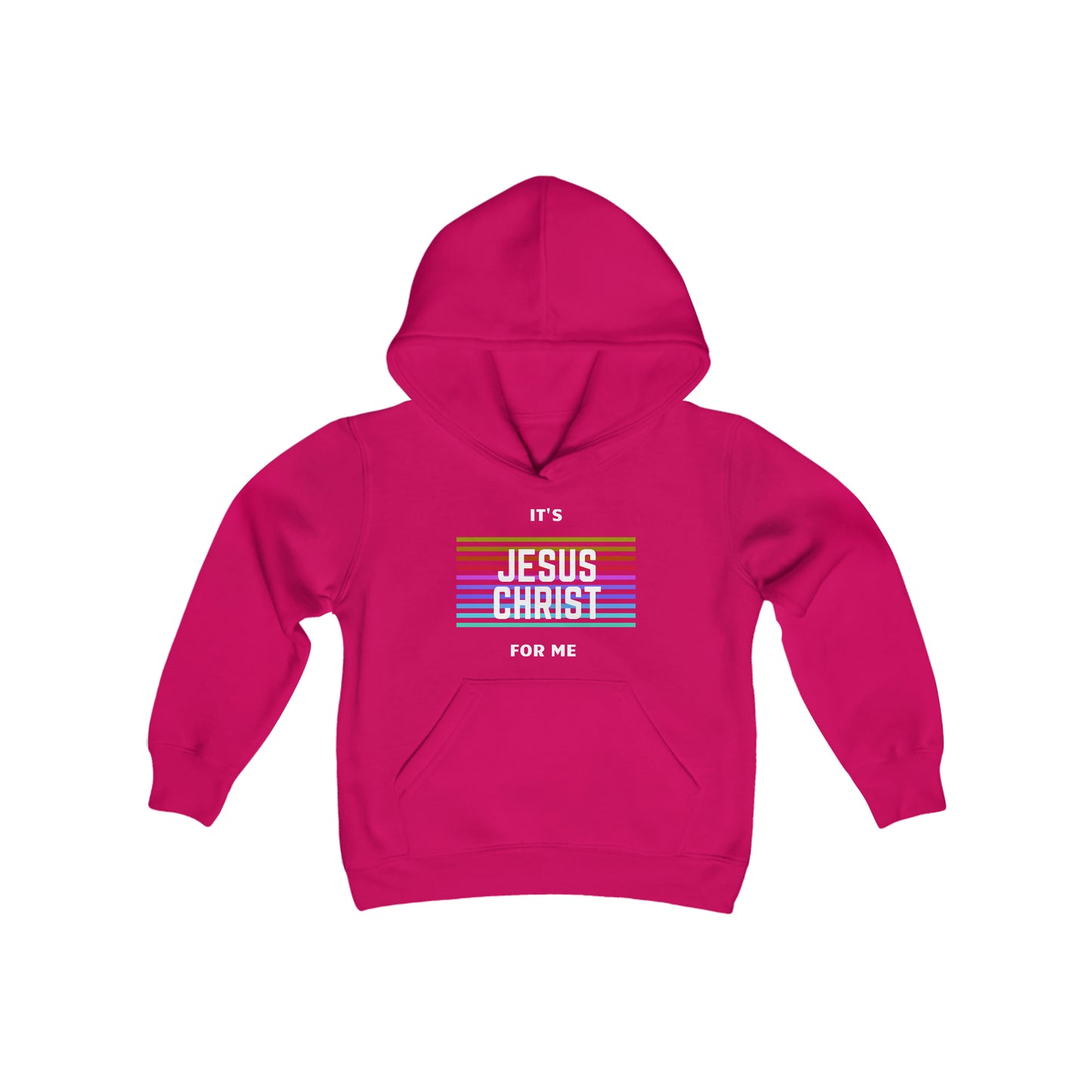 It's Jesus Christ For Me Youth Unisex Hoodie -Youth Heavy Blend Hooded Sweatshirt