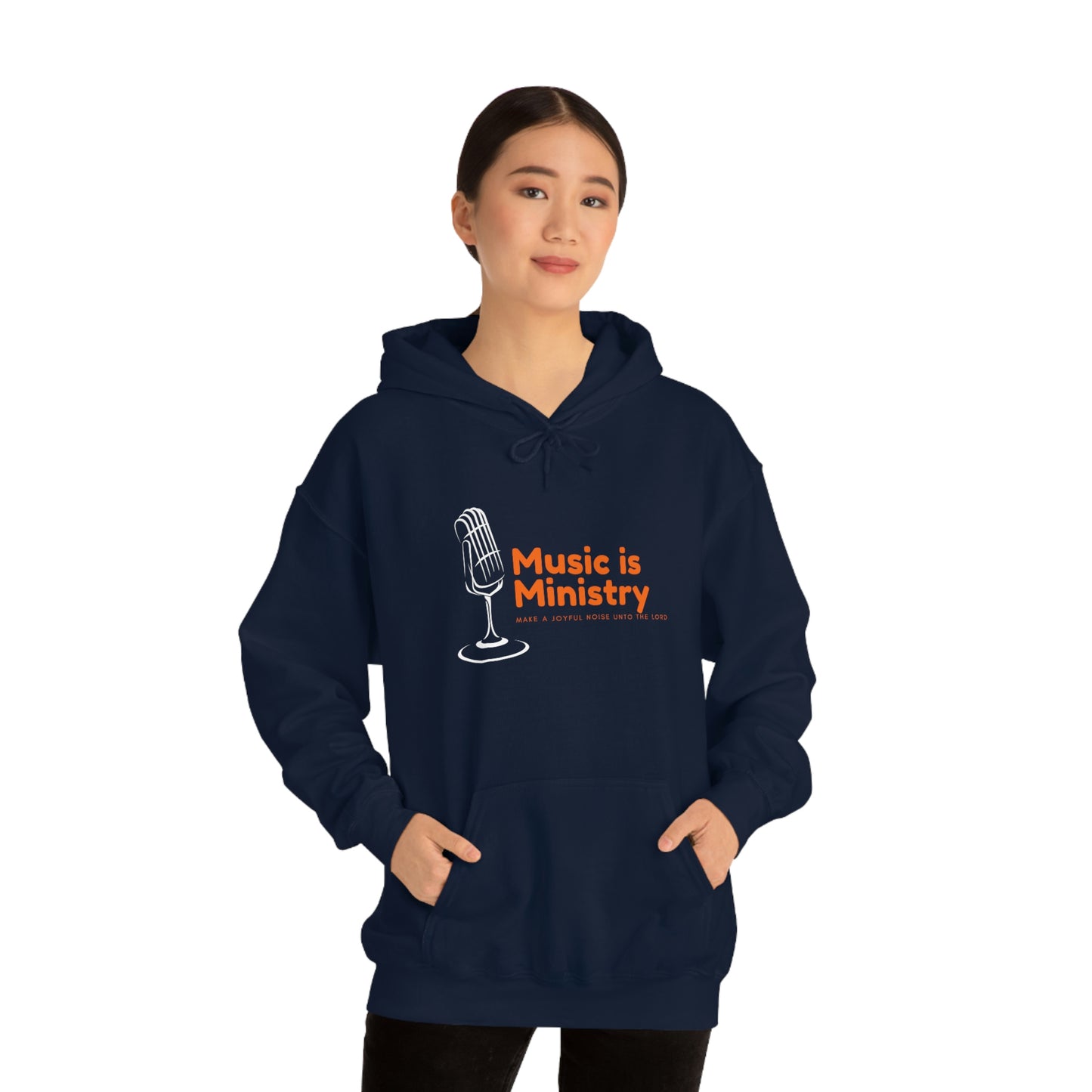 Music Is Ministry Adult Unisex Hoodie -Unisex Heavy Blend™ Hooded Sweatshirt