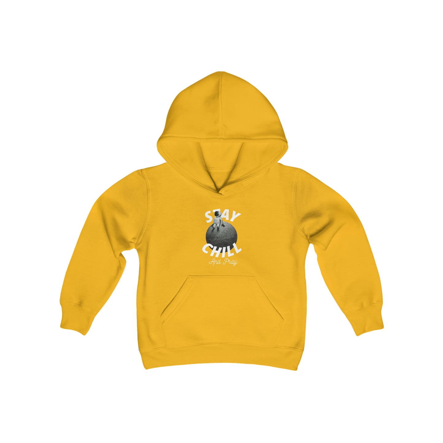 Stay Chill And Pray Youth Unisex Hoodie -Youth Heavy Blend Hooded Sweatshirt