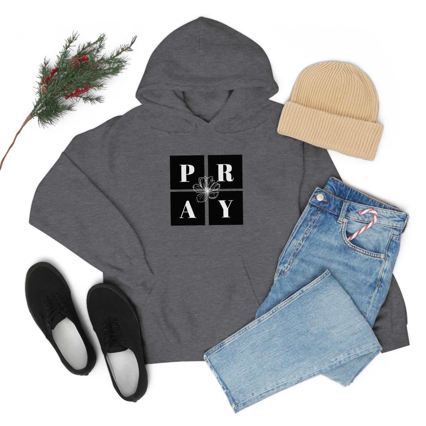 P-R-A-Y Adult Unisex Hoodie -Unisex Heavy Blend™ Hooded Sweatshirt