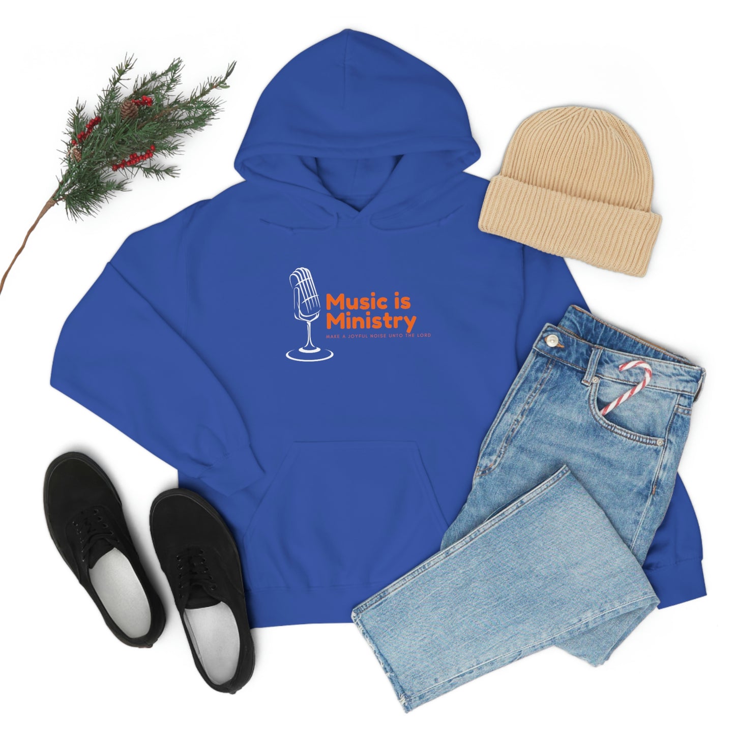 Music Is Ministry Adult Unisex Hoodie -Unisex Heavy Blend™ Hooded Sweatshirt