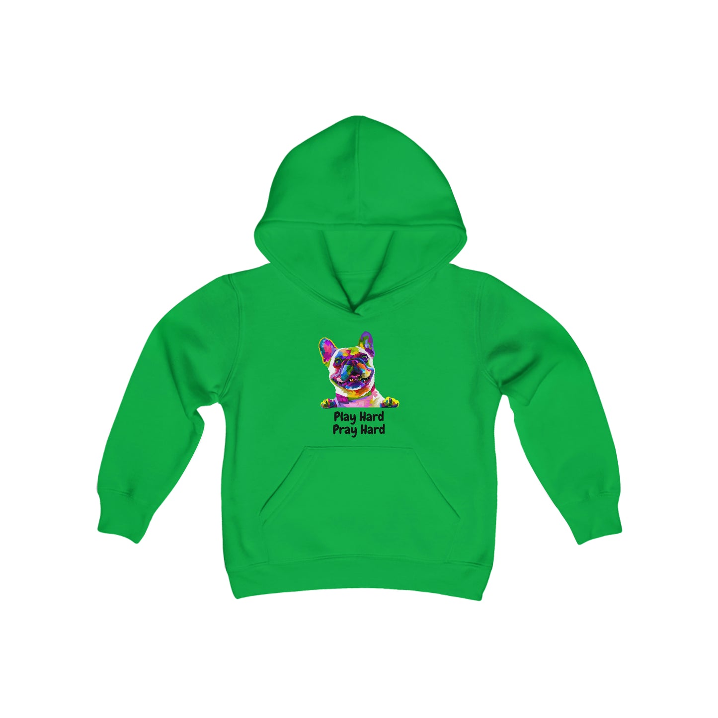 Play Hard Pray Hard Youth Unisex Hoodie -Youth Heavy Blend Hooded Sweatshirt