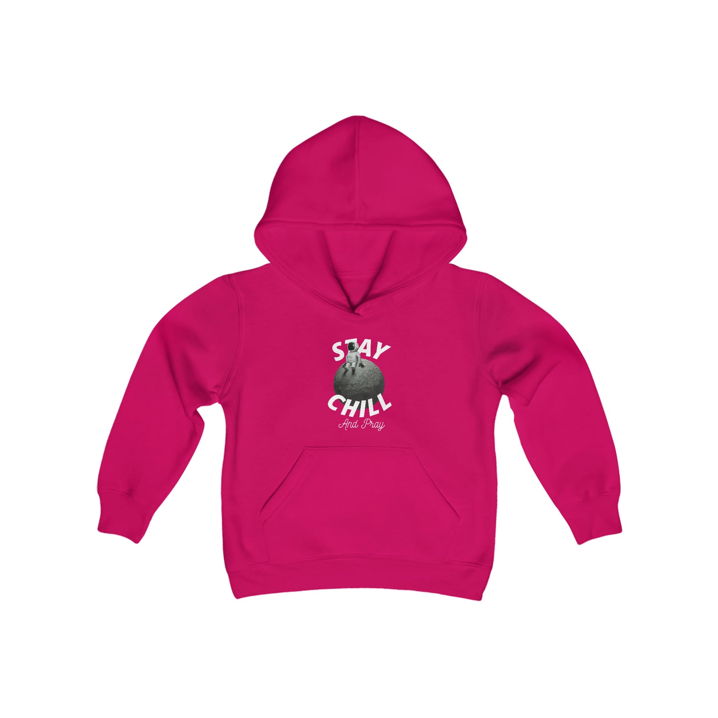 Stay Chill And Pray Youth Unisex Hoodie -Youth Heavy Blend Hooded Sweatshirt