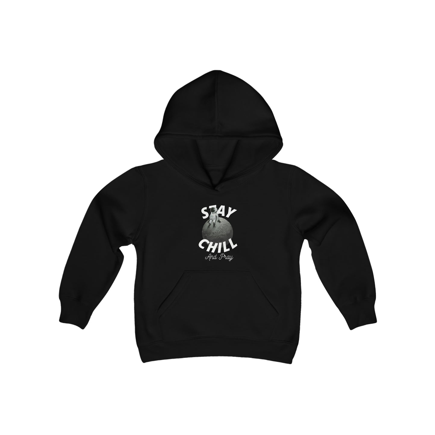 Stay Chill And Pray Youth Unisex Hoodie -Youth Heavy Blend Hooded Sweatshirt