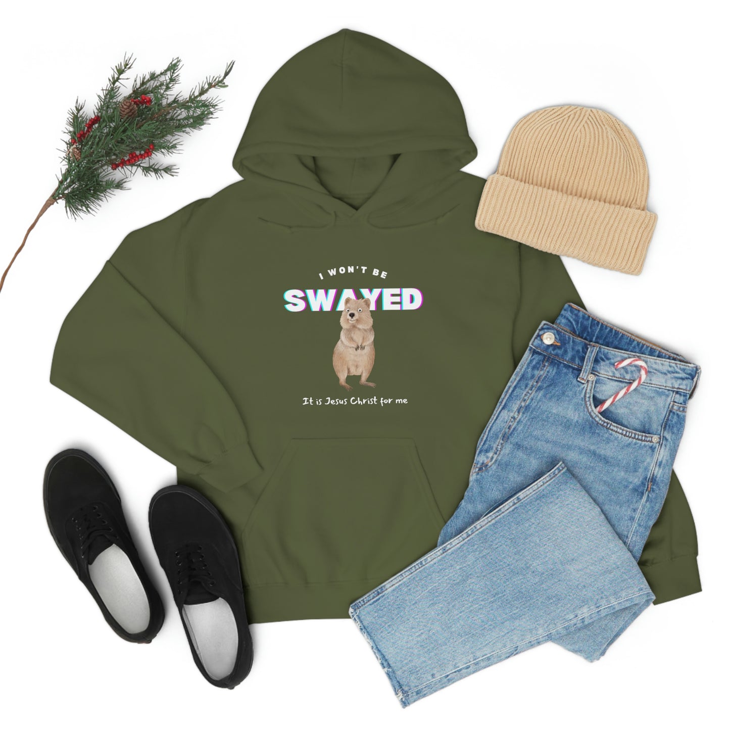 I Won't Be Swayed Adult Unisex Hoodie -Unisex Heavy Blend™ Hooded Sweatshirt