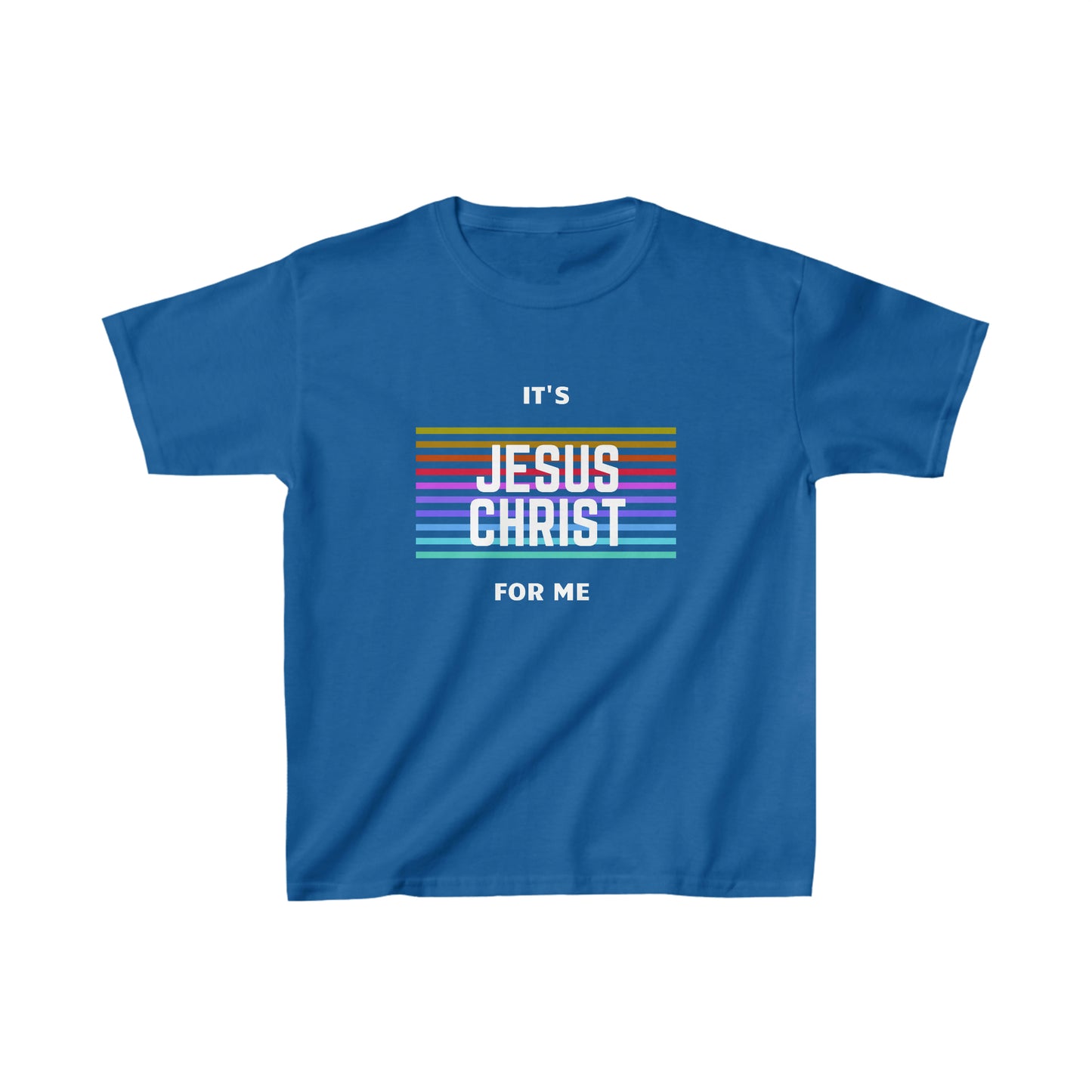 It's Jesus Christ For Me Youth Unisex Tee -Kids Heavy Cotton™ Tee