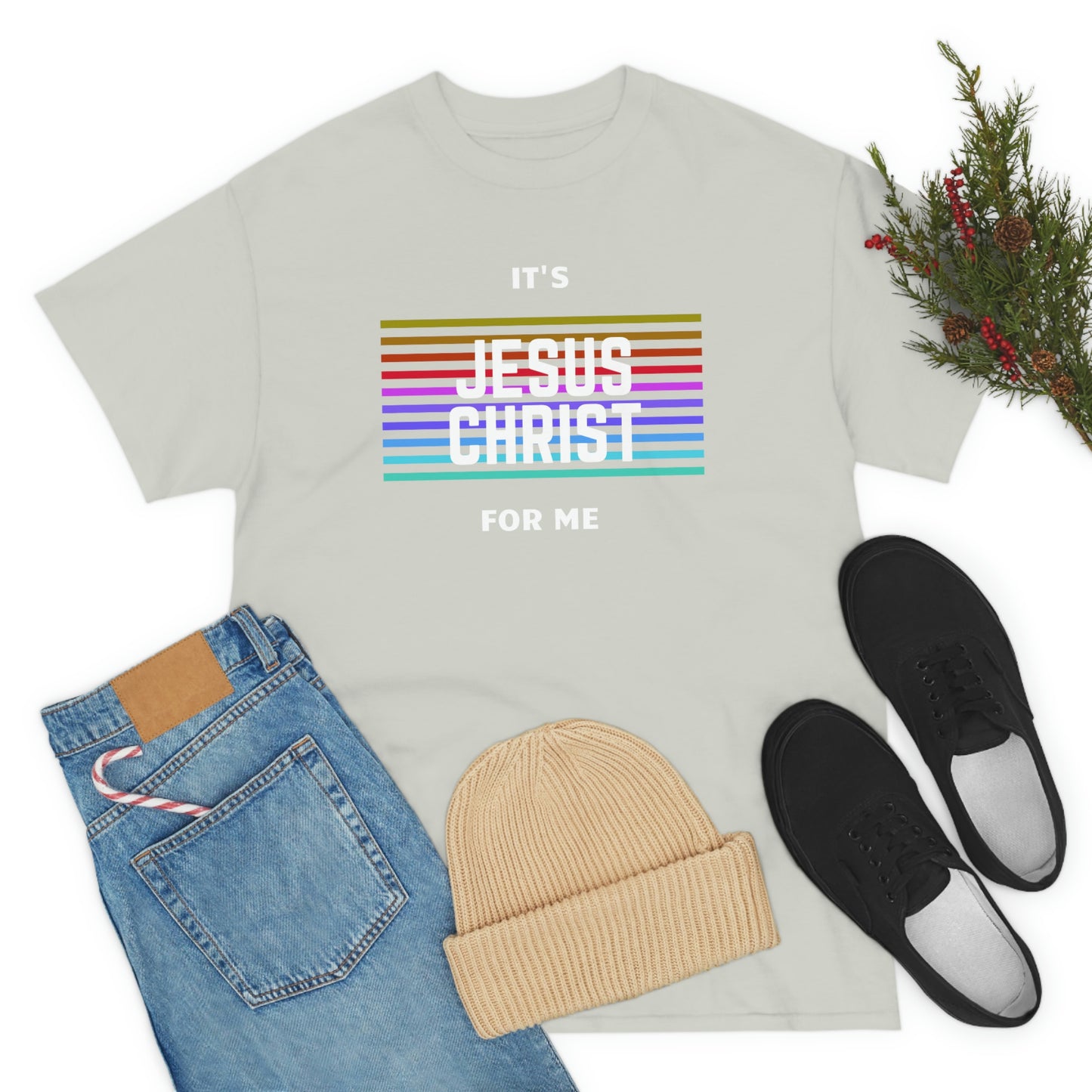 It's Jesus Christ For Me Adult Unisex Tee -Unisex Heavy Cotton Tee