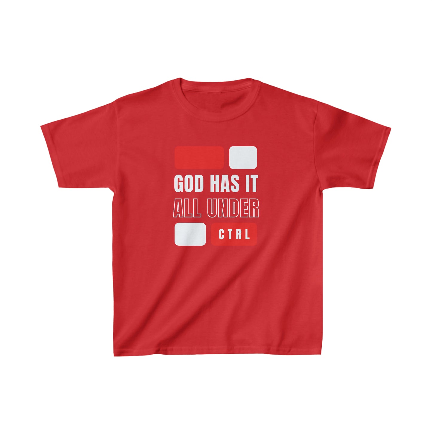 God Has Everything Under Control Youth Unisex Tee -Kids Heavy Cotton™ Tee