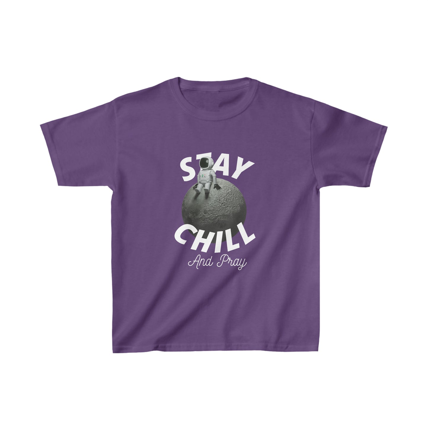 Stay Chill And Pray Youth Unisex Tee -Kids Heavy Cotton™ Tee