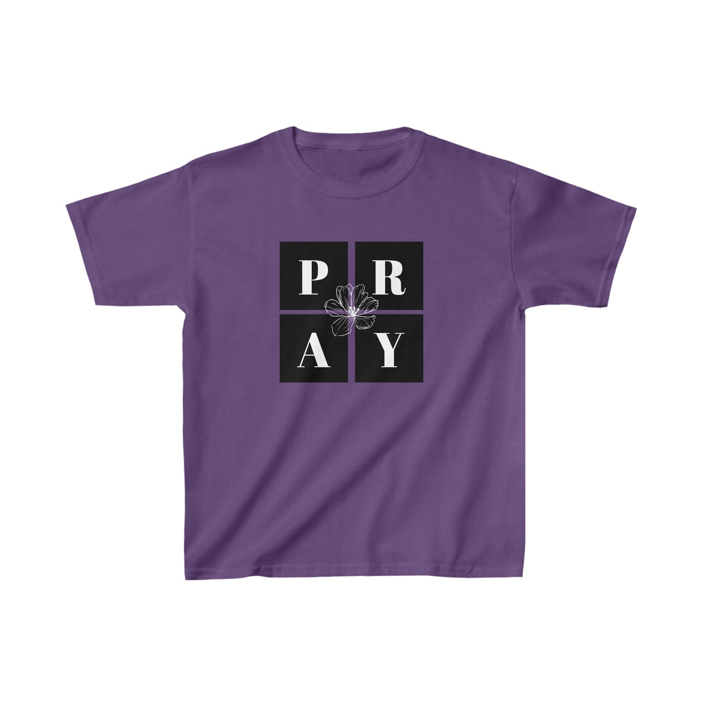 P-R-A-Y Youth Unisex Tee -Kids Heavy Cotton™ Tee
