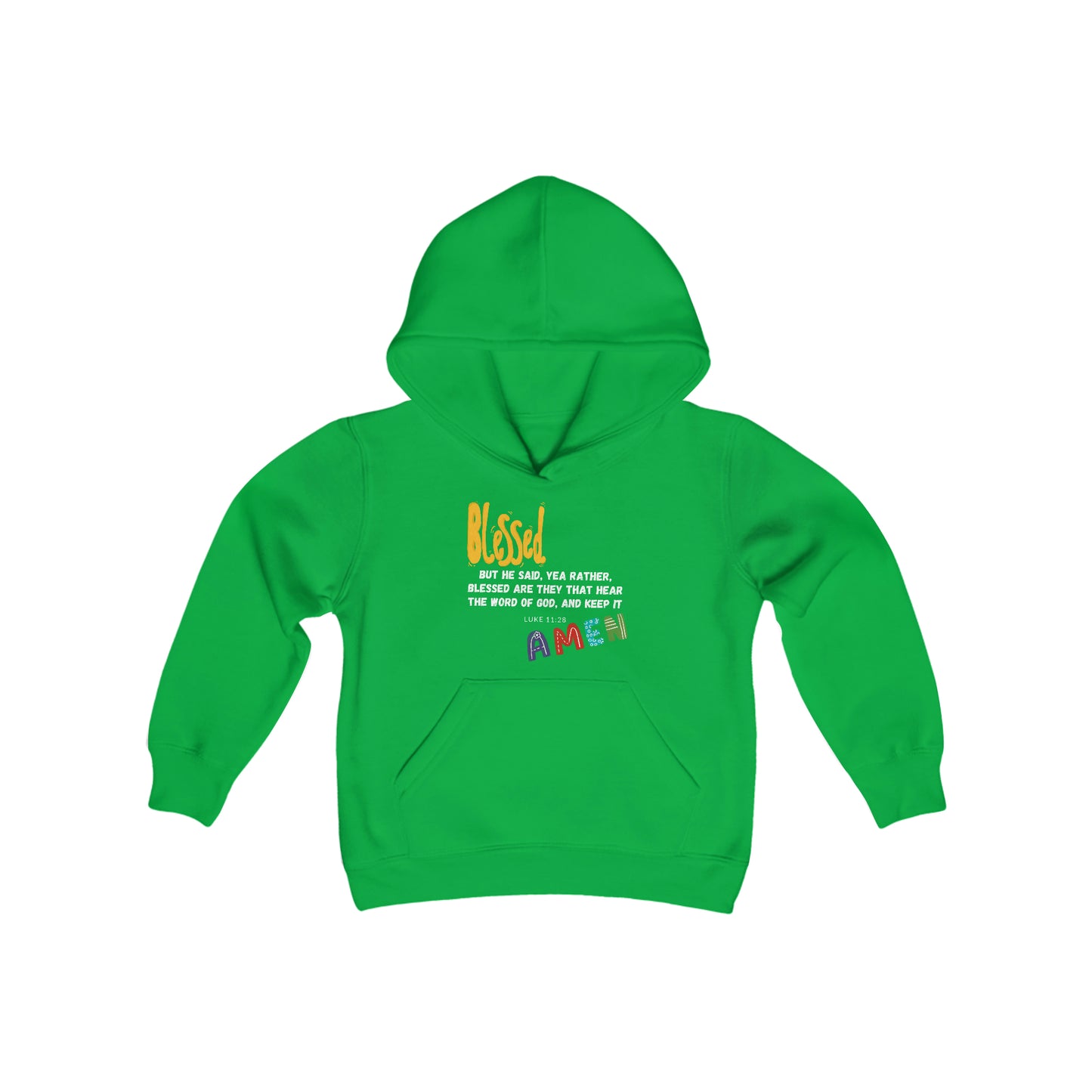 Blessed Youth Hoodie - Youth Heavy Blend Hooded Sweatshirt