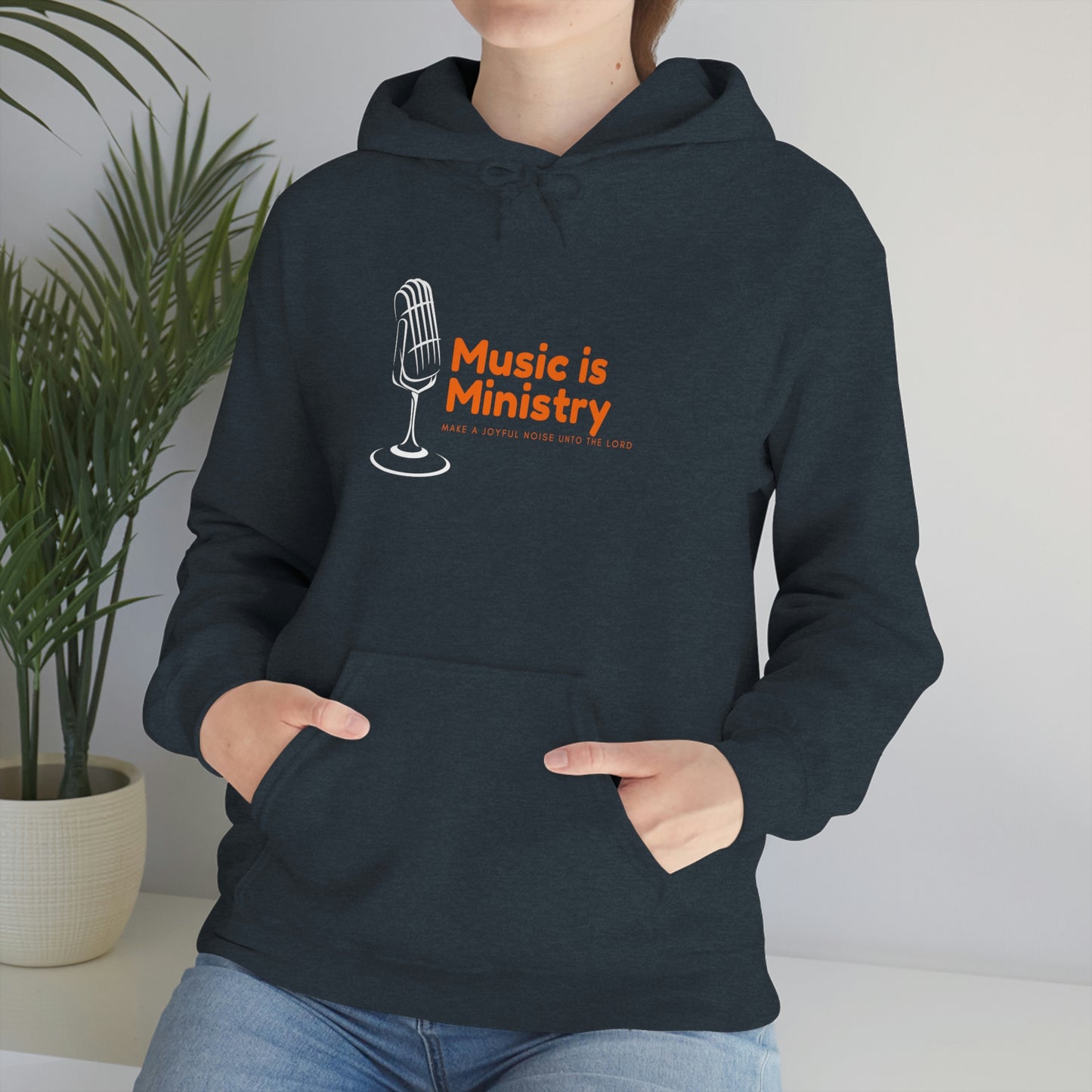 Music Is Ministry Adult Unisex Hoodie -Unisex Heavy Blend™ Hooded Sweatshirt