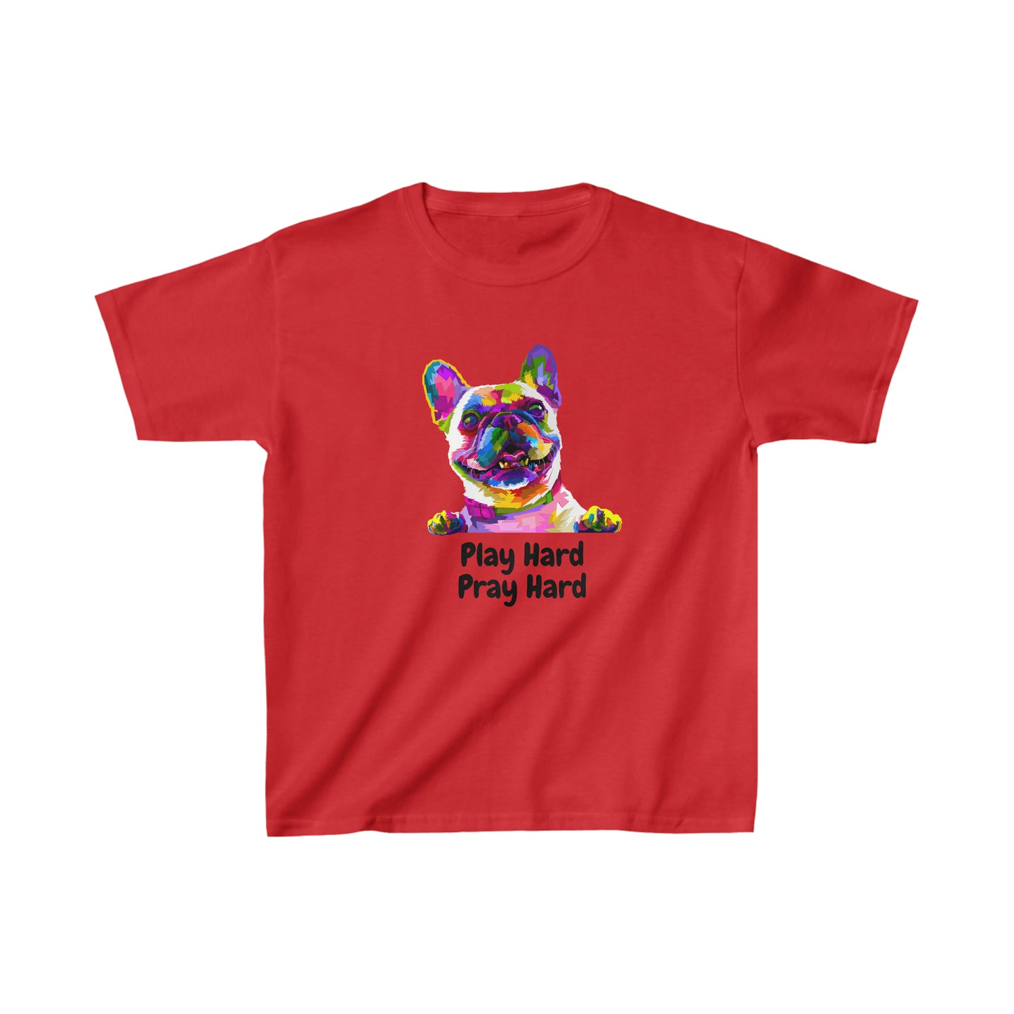 Play Hard Pray Hard Youth Unisex Tee -Kids Heavy Cotton™ Tee