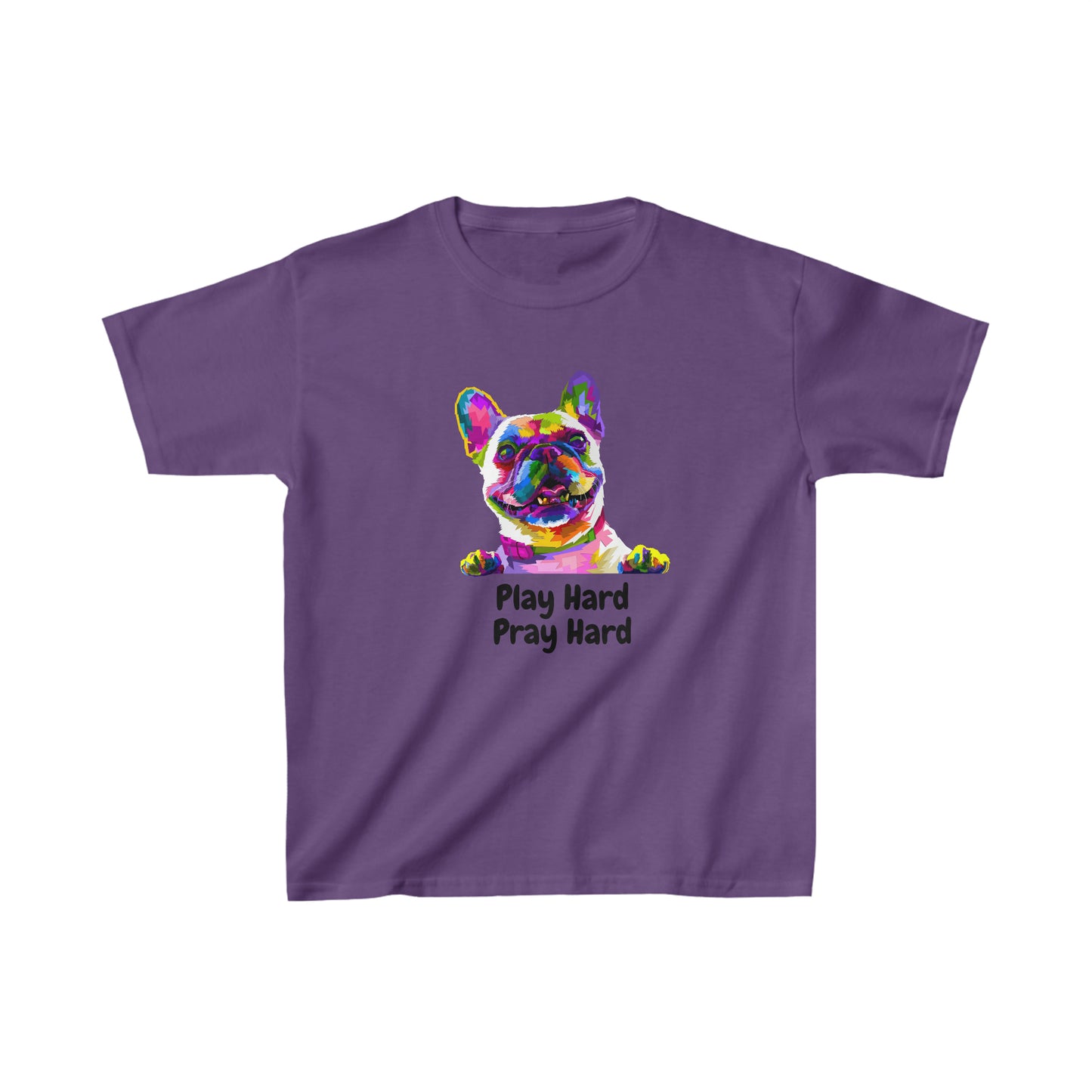 Play Hard Pray Hard Youth Unisex Tee -Kids Heavy Cotton™ Tee