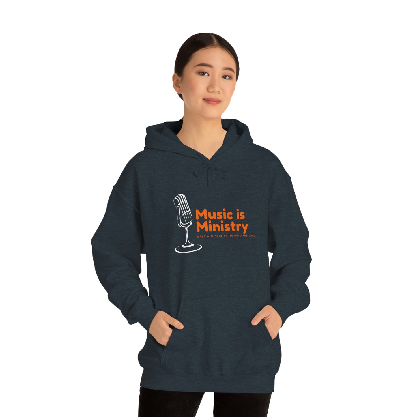 Music Is Ministry Adult Unisex Hoodie -Unisex Heavy Blend™ Hooded Sweatshirt