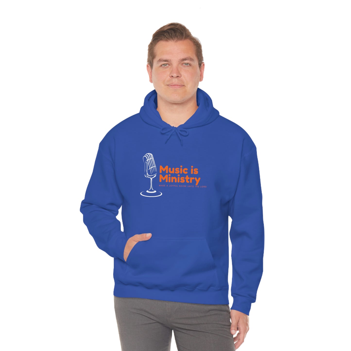 Music Is Ministry Adult Unisex Hoodie -Unisex Heavy Blend™ Hooded Sweatshirt