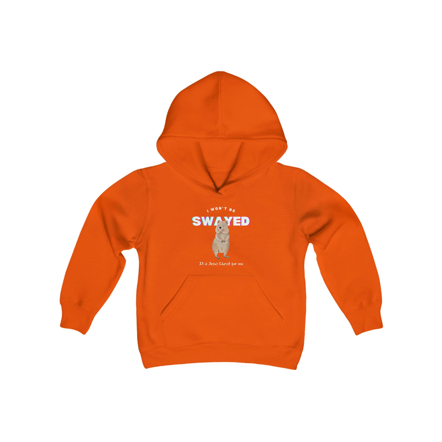 I Won't Be Swayed Youth Unisex Hoodie -Youth Heavy Blend Hooded Sweatshirt