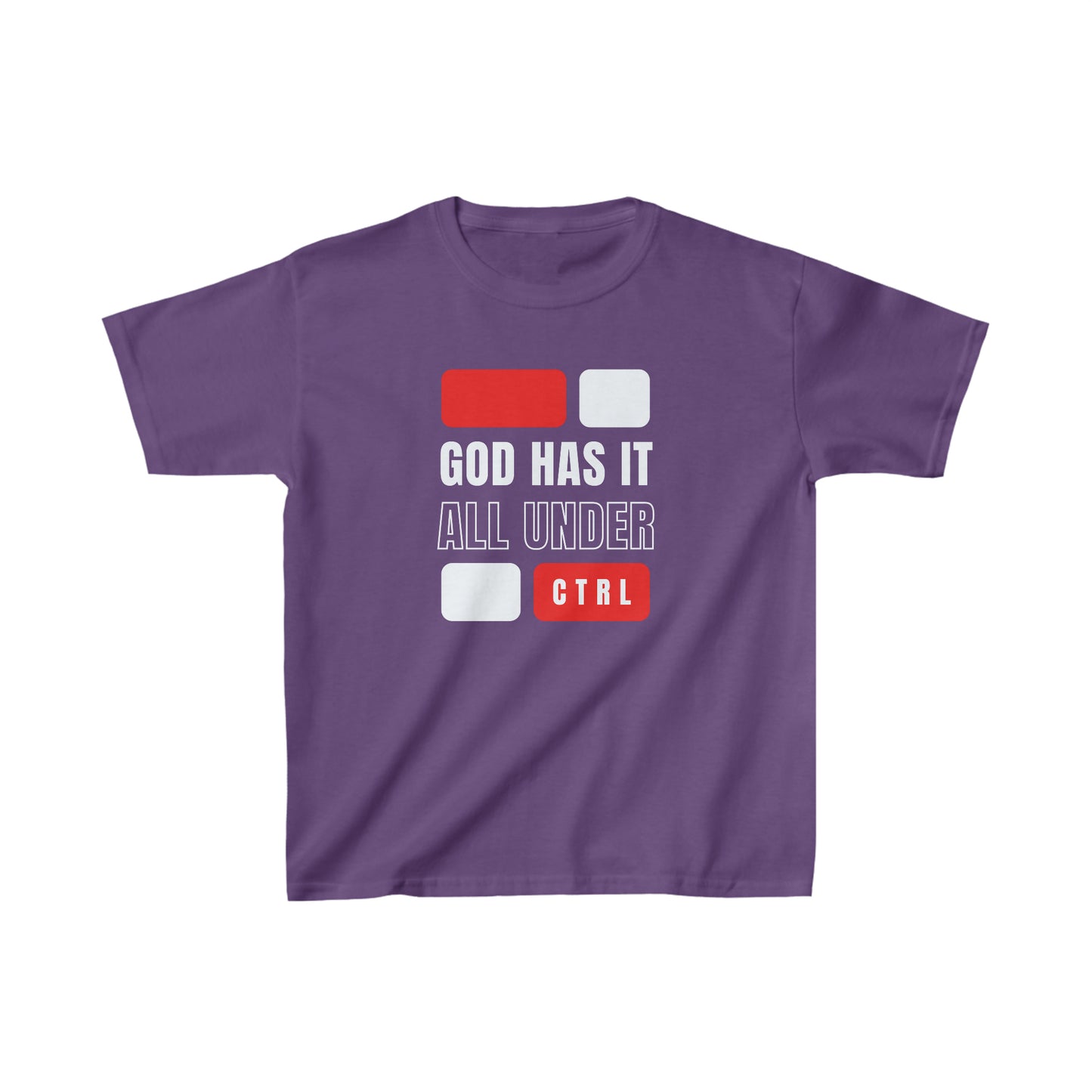 God Has Everything Under Control Youth Unisex Tee -Kids Heavy Cotton™ Tee