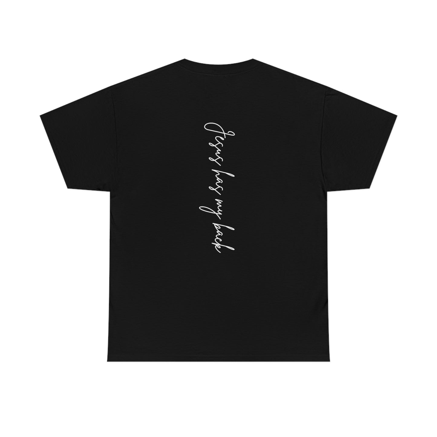 Jesus Has My Back Adult Unisex Tee -Unisex Heavy Cotton Tee