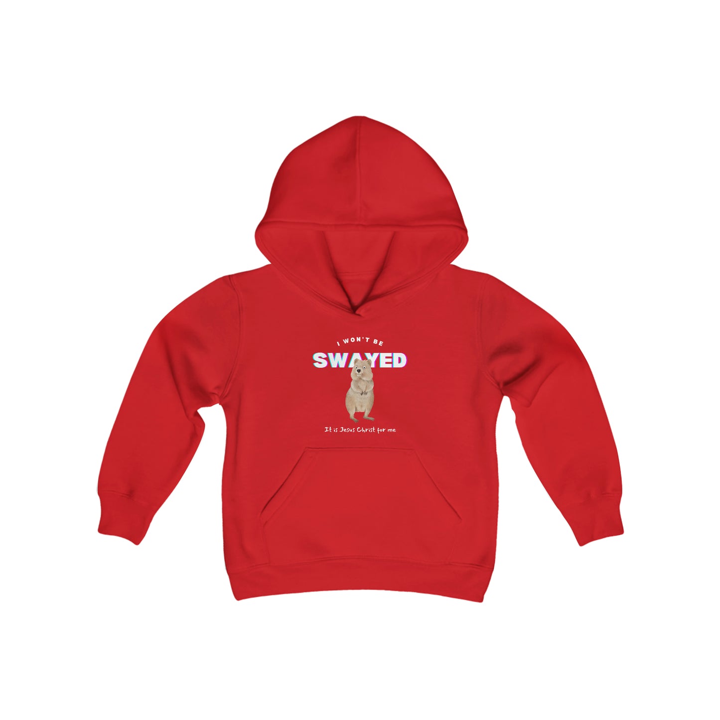 I Won't Be Swayed Youth Unisex Hoodie -Youth Heavy Blend Hooded Sweatshirt