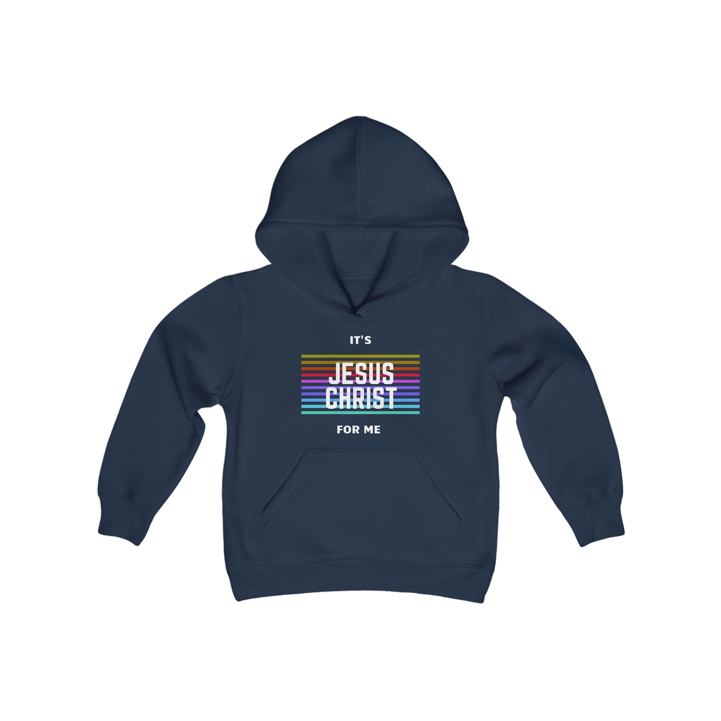 It's Jesus Christ For Me Youth Unisex Hoodie -Youth Heavy Blend Hooded Sweatshirt