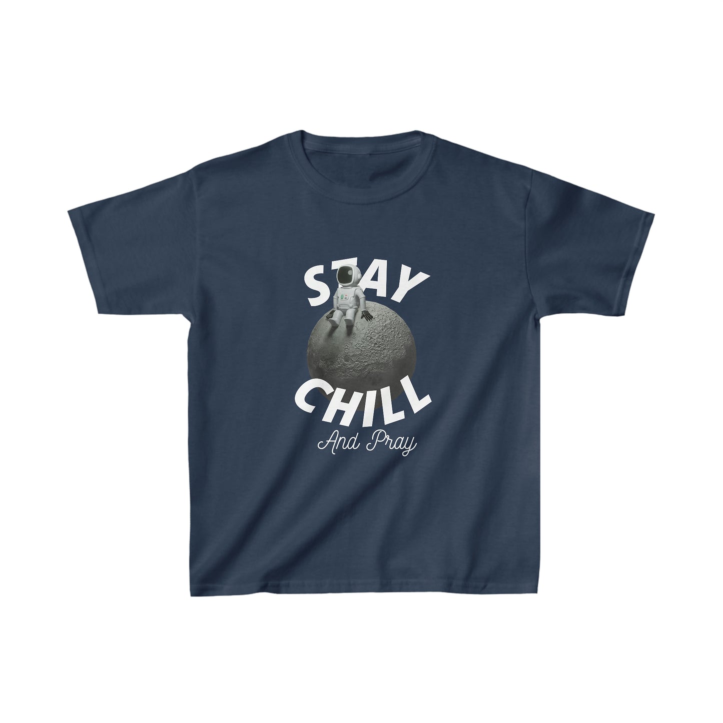 Stay Chill And Pray Youth Unisex Tee -Kids Heavy Cotton™ Tee