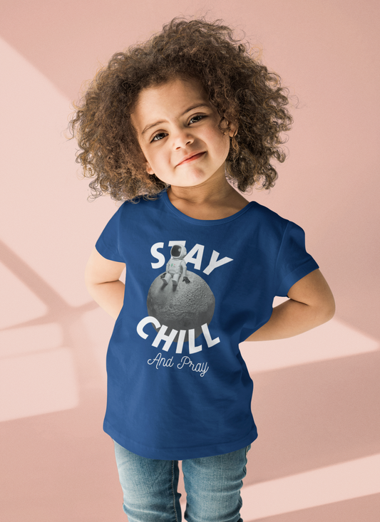 Stay Chill And Pray Youth Unisex Tee -Kids Heavy Cotton™ Tee