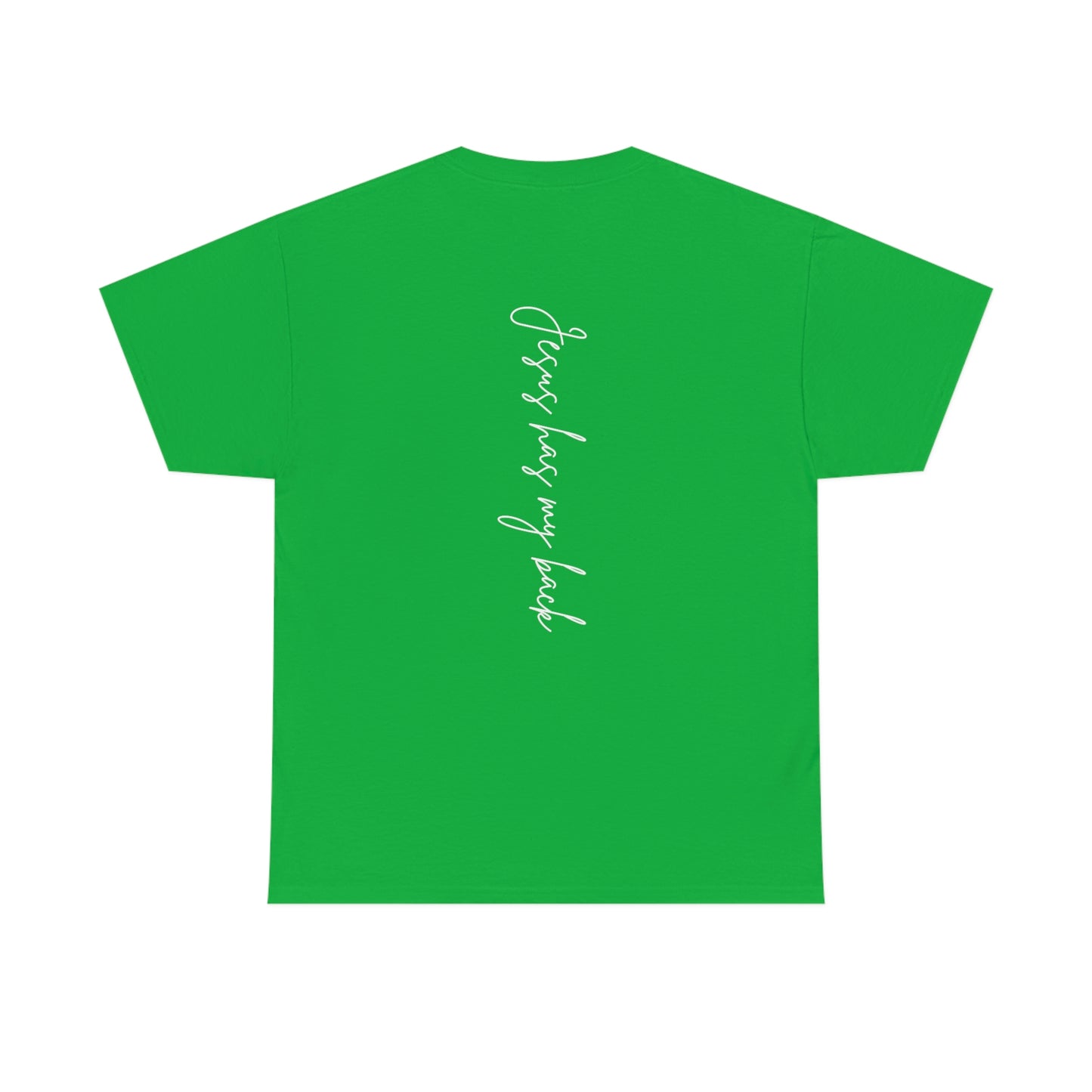 Jesus Has My Back Adult Unisex Tee -Unisex Heavy Cotton Tee