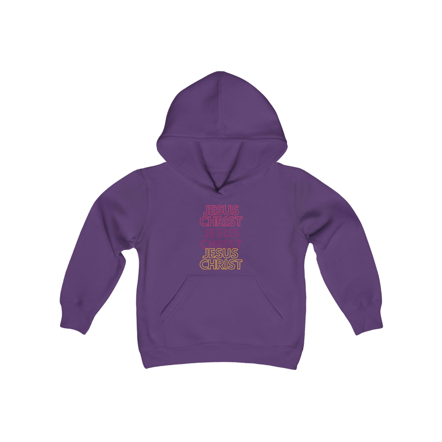 Jesus Christ Youth Unisex Hoodie -Youth Heavy Blend Hooded Sweatshirt