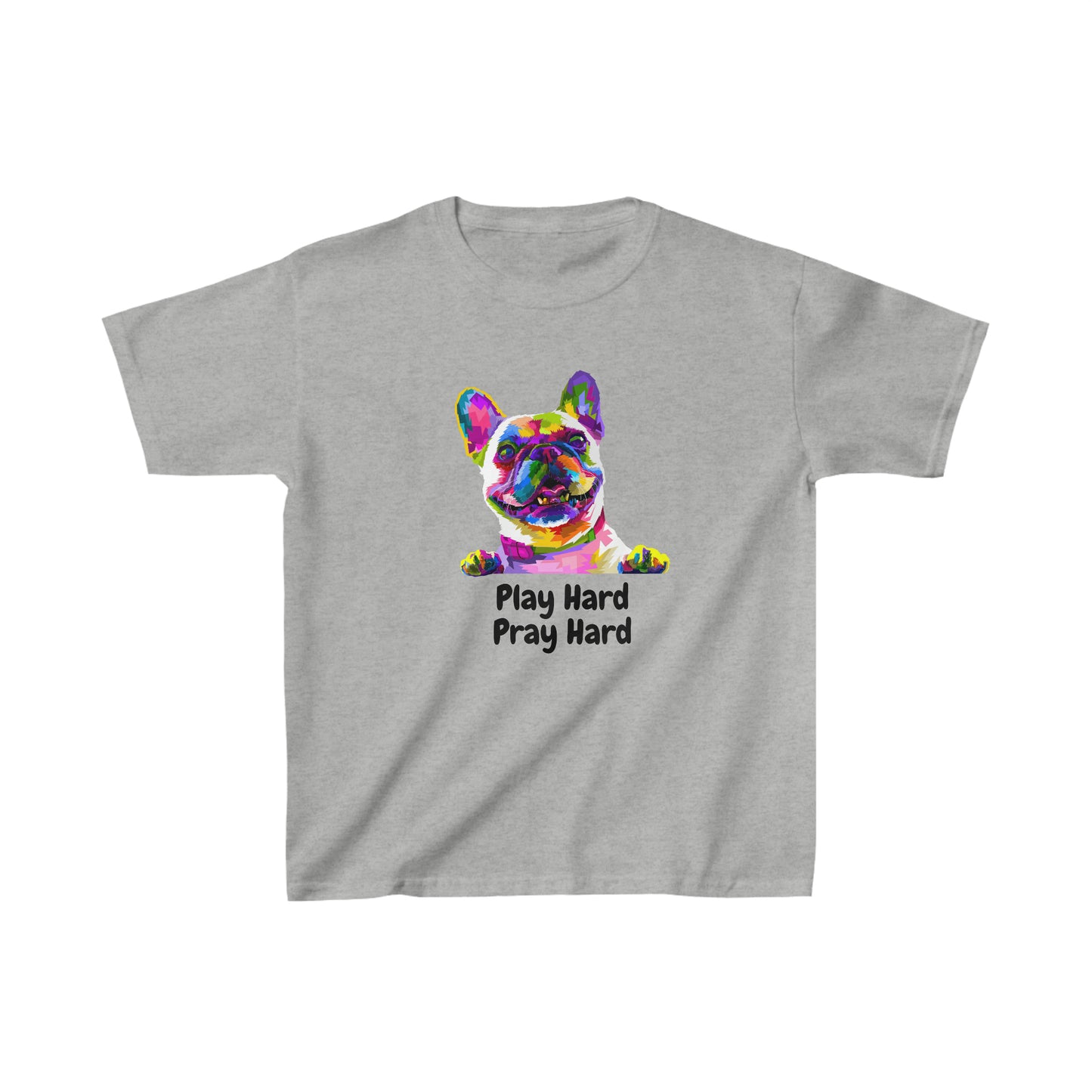 Play Hard Pray Hard Youth Unisex Tee -Kids Heavy Cotton™ Tee