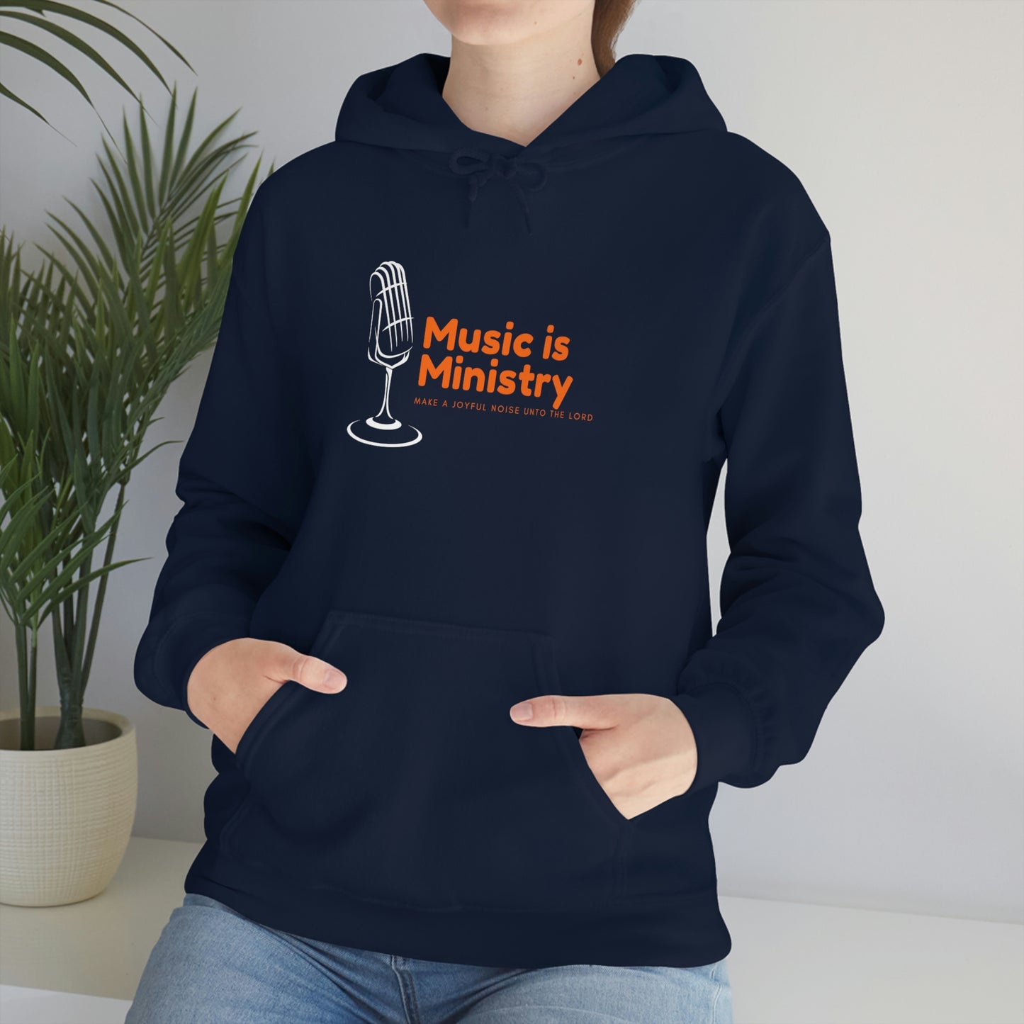 Music Is Ministry Adult Unisex Hoodie -Unisex Heavy Blend™ Hooded Sweatshirt
