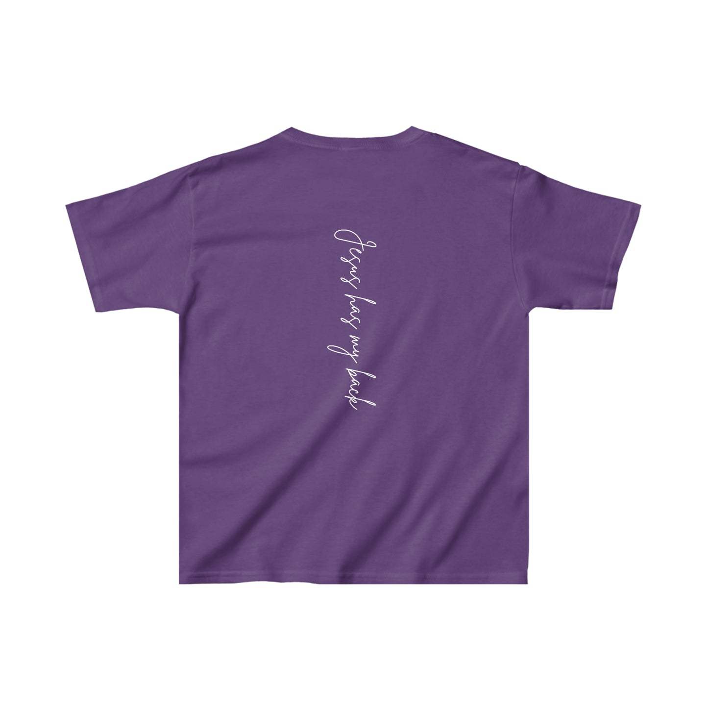 Jesus Has My Back Youth Unisex Tee -Kids Heavy Cotton™ Tee