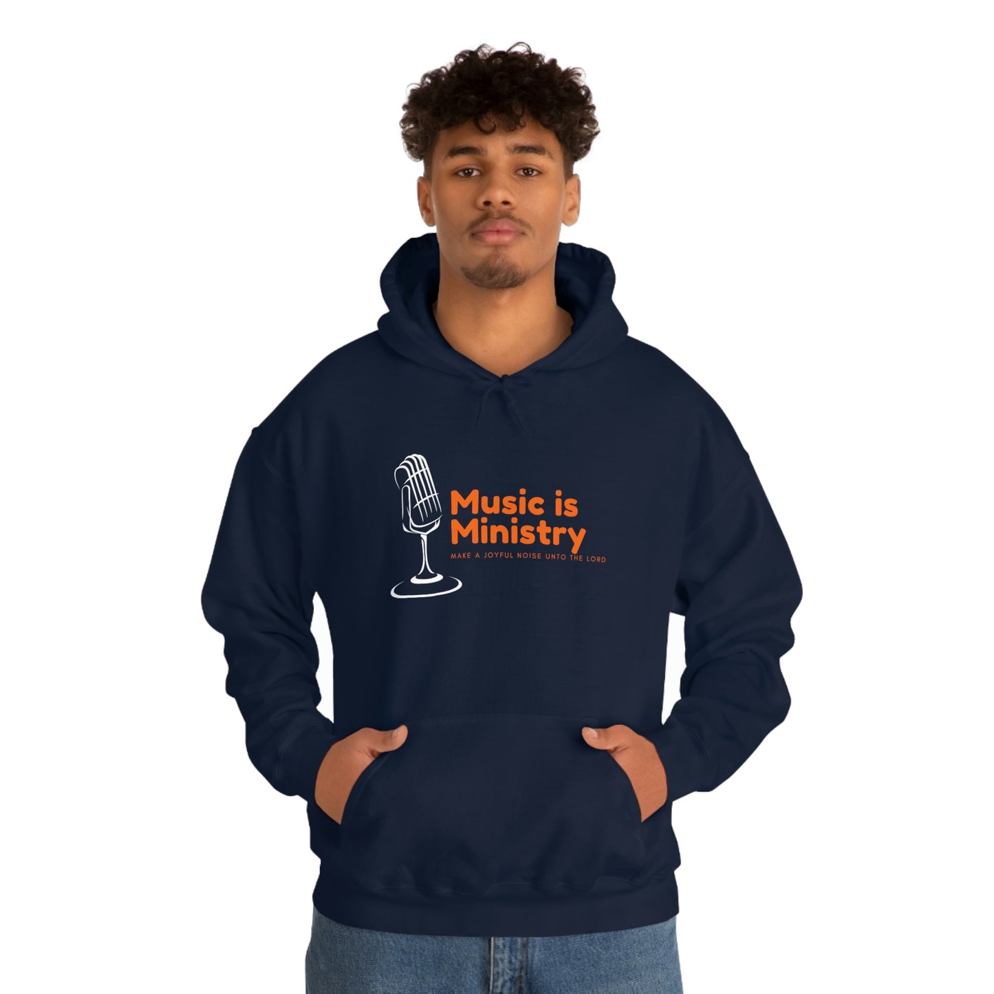 Music Is Ministry Adult Unisex Hoodie -Unisex Heavy Blend™ Hooded Sweatshirt