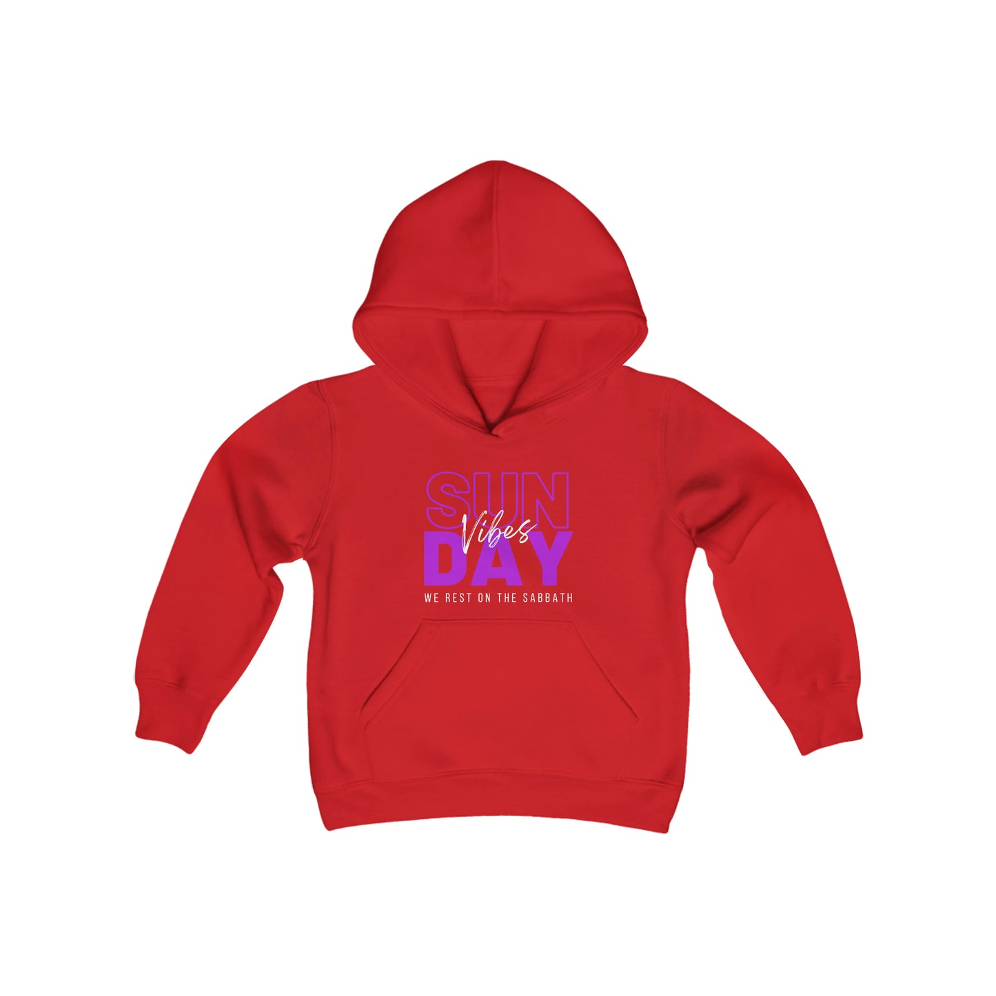 Sunday Vibes Youth Unisex Hoodie -Youth Heavy Blend Hooded Sweatshirt