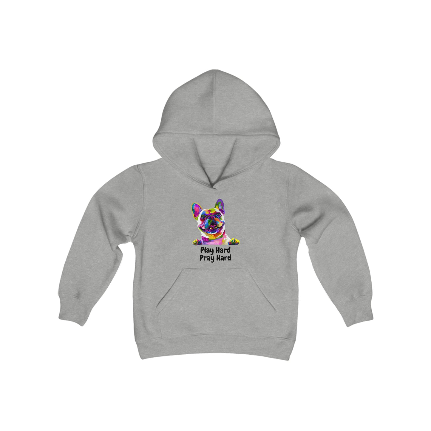 Play Hard Pray Hard Youth Unisex Hoodie -Youth Heavy Blend Hooded Sweatshirt