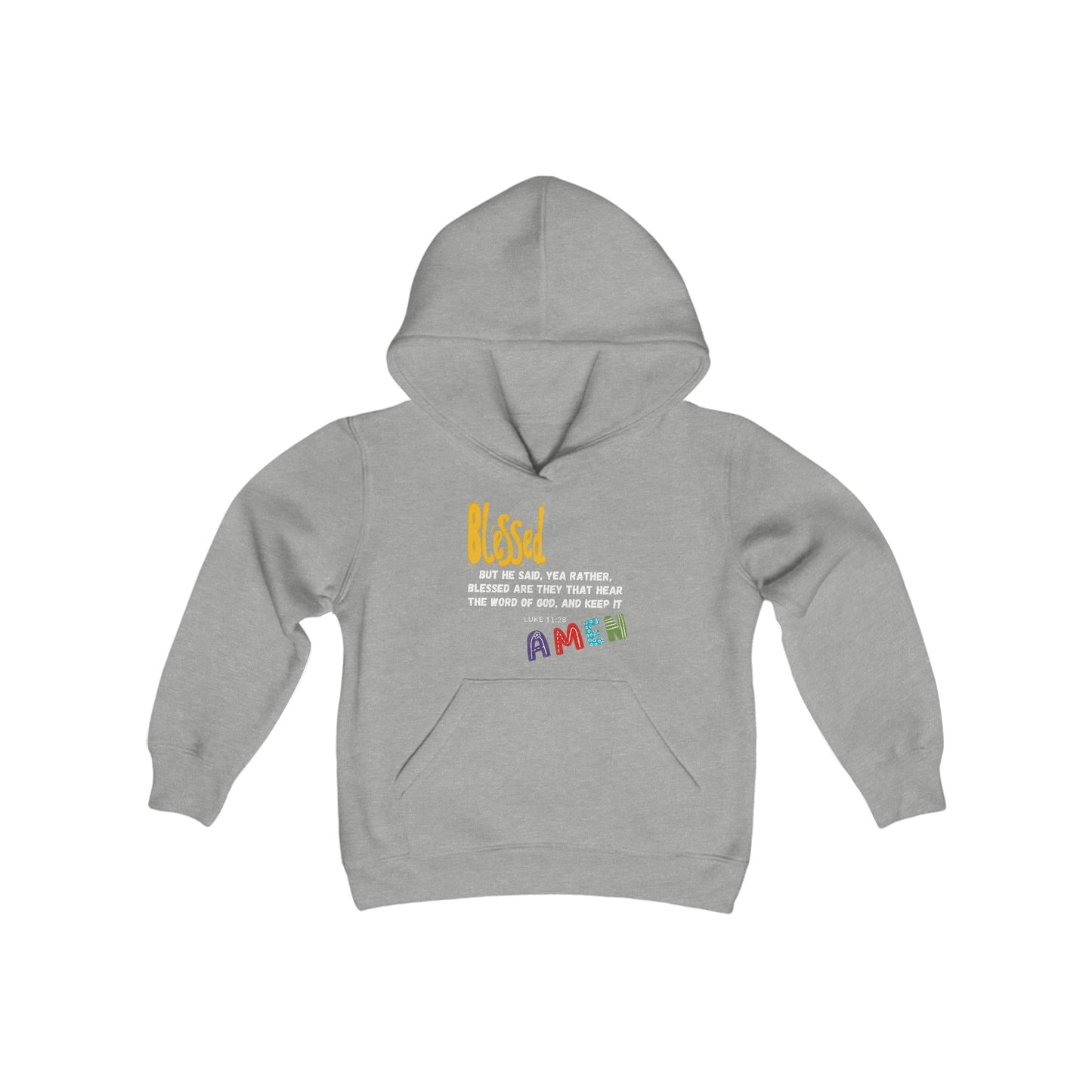 Blessed Youth Hoodie - Youth Heavy Blend Hooded Sweatshirt
