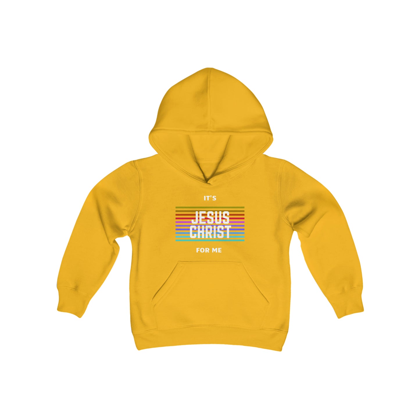 It's Jesus Christ For Me Youth Unisex Hoodie -Youth Heavy Blend Hooded Sweatshirt