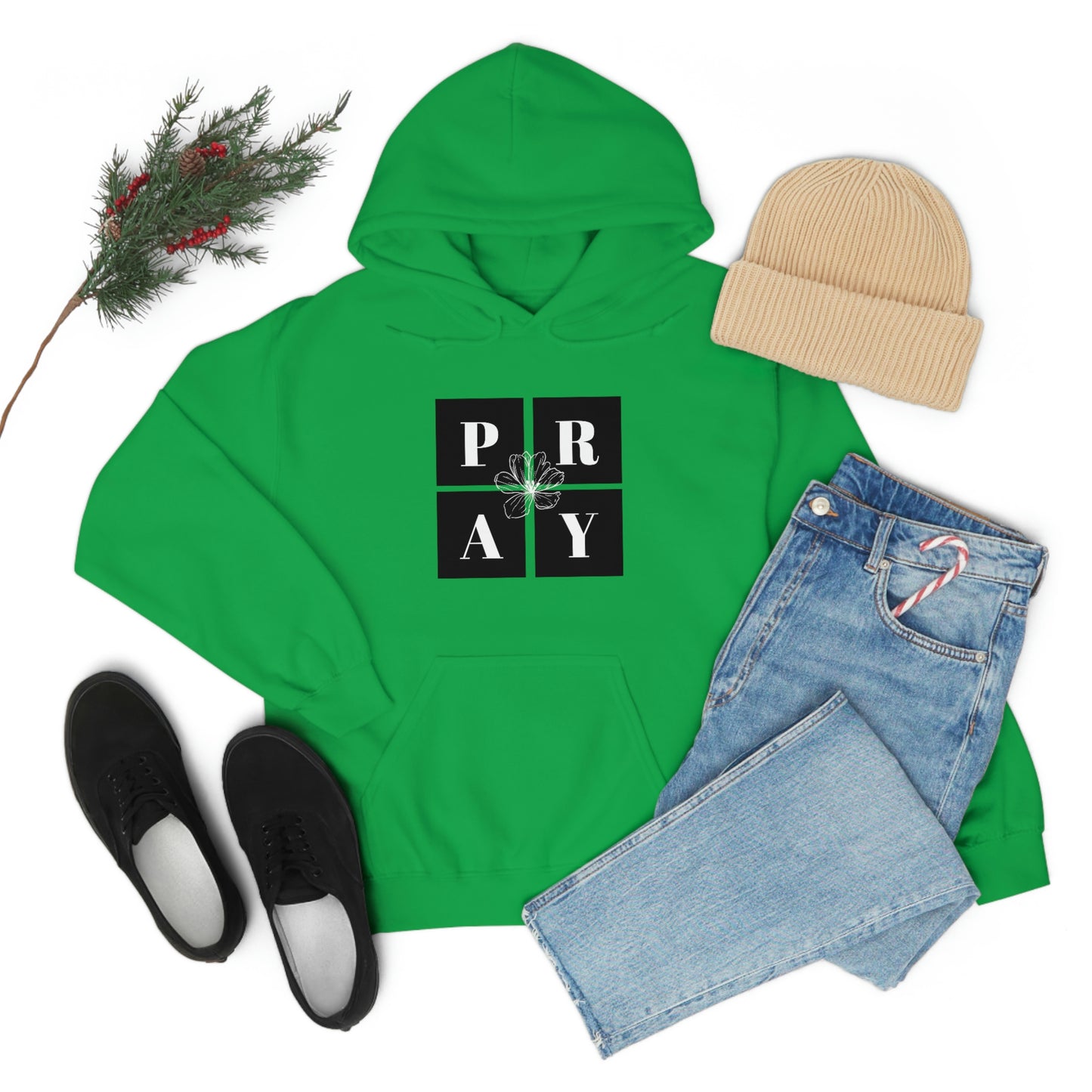 P-R-A-Y Adult Unisex Hoodie -Unisex Heavy Blend™ Hooded Sweatshirt