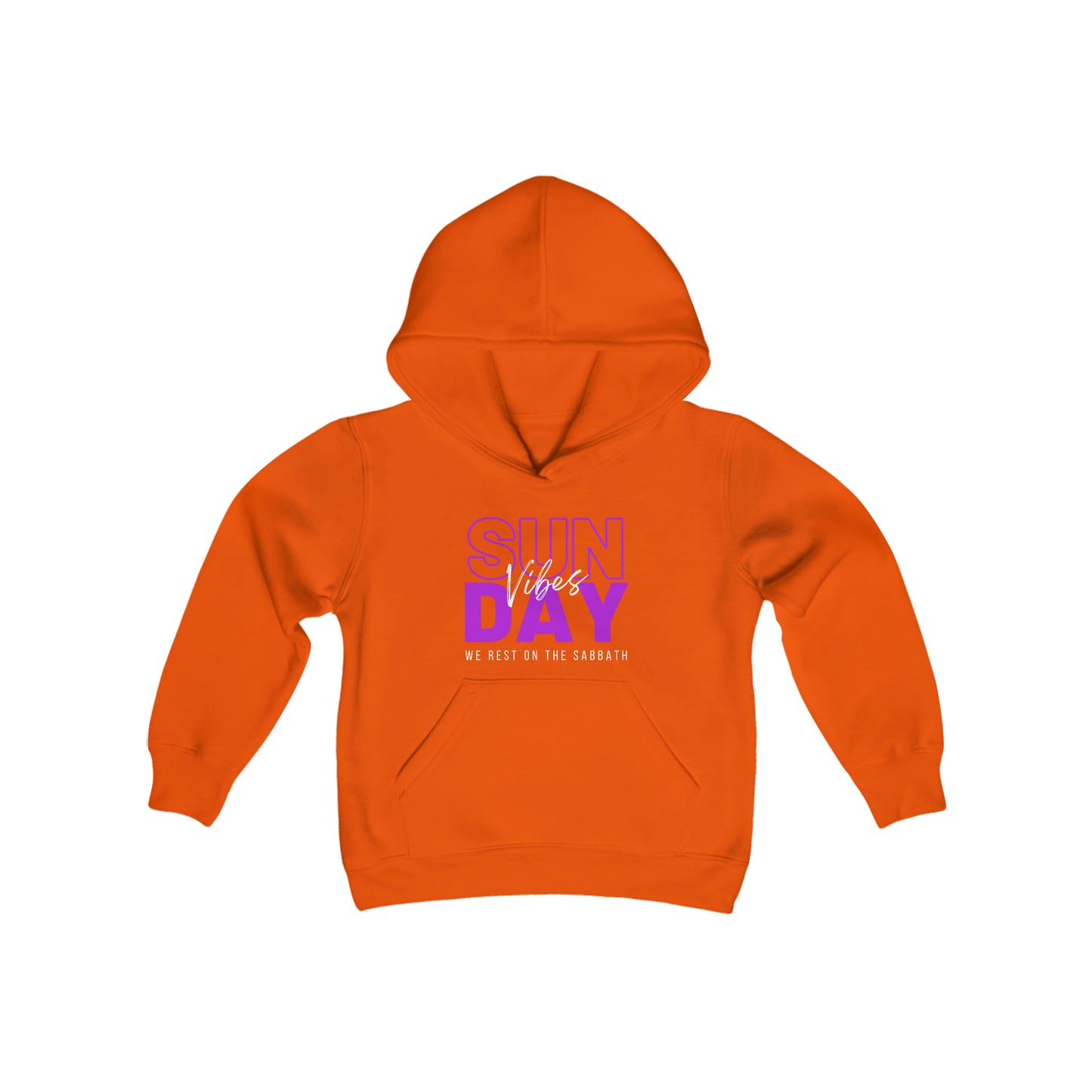 Sunday Vibes Youth Unisex Hoodie -Youth Heavy Blend Hooded Sweatshirt