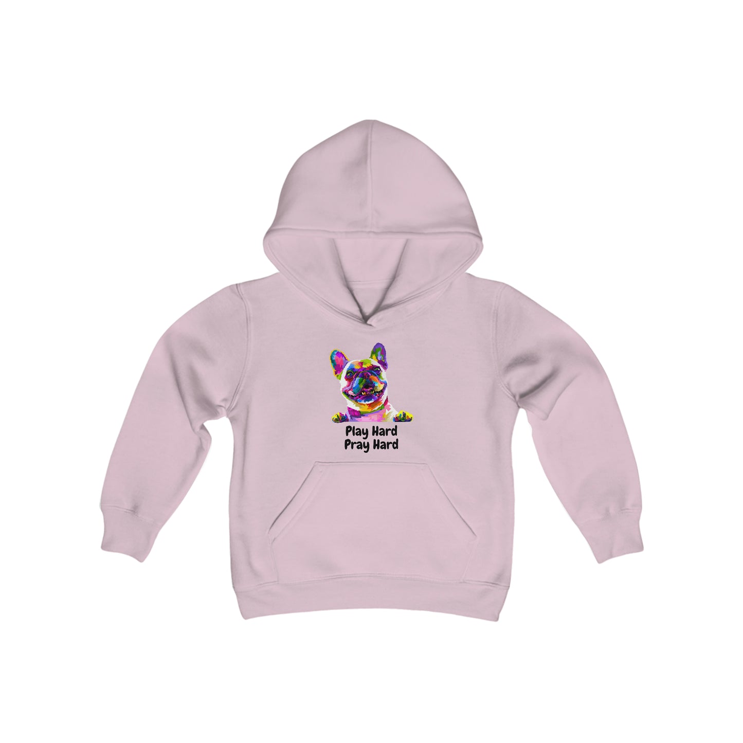 Play Hard Pray Hard Youth Unisex Hoodie -Youth Heavy Blend Hooded Sweatshirt