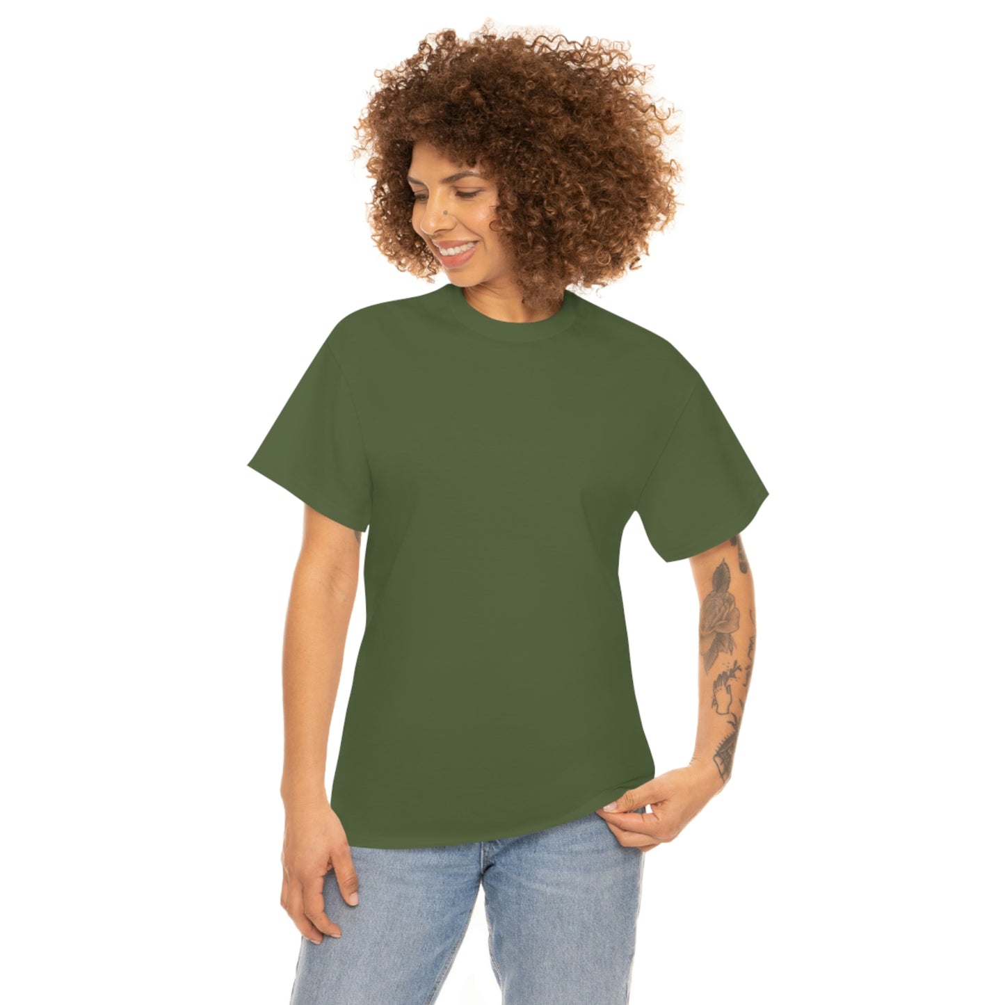 Jesus Has My Back Adult Unisex Tee -Unisex Heavy Cotton Tee