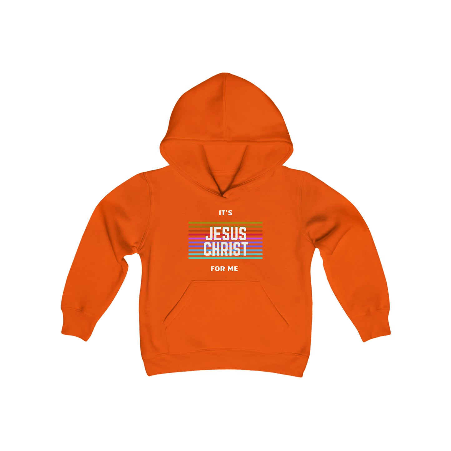 It's Jesus Christ For Me Youth Unisex Hoodie -Youth Heavy Blend Hooded Sweatshirt