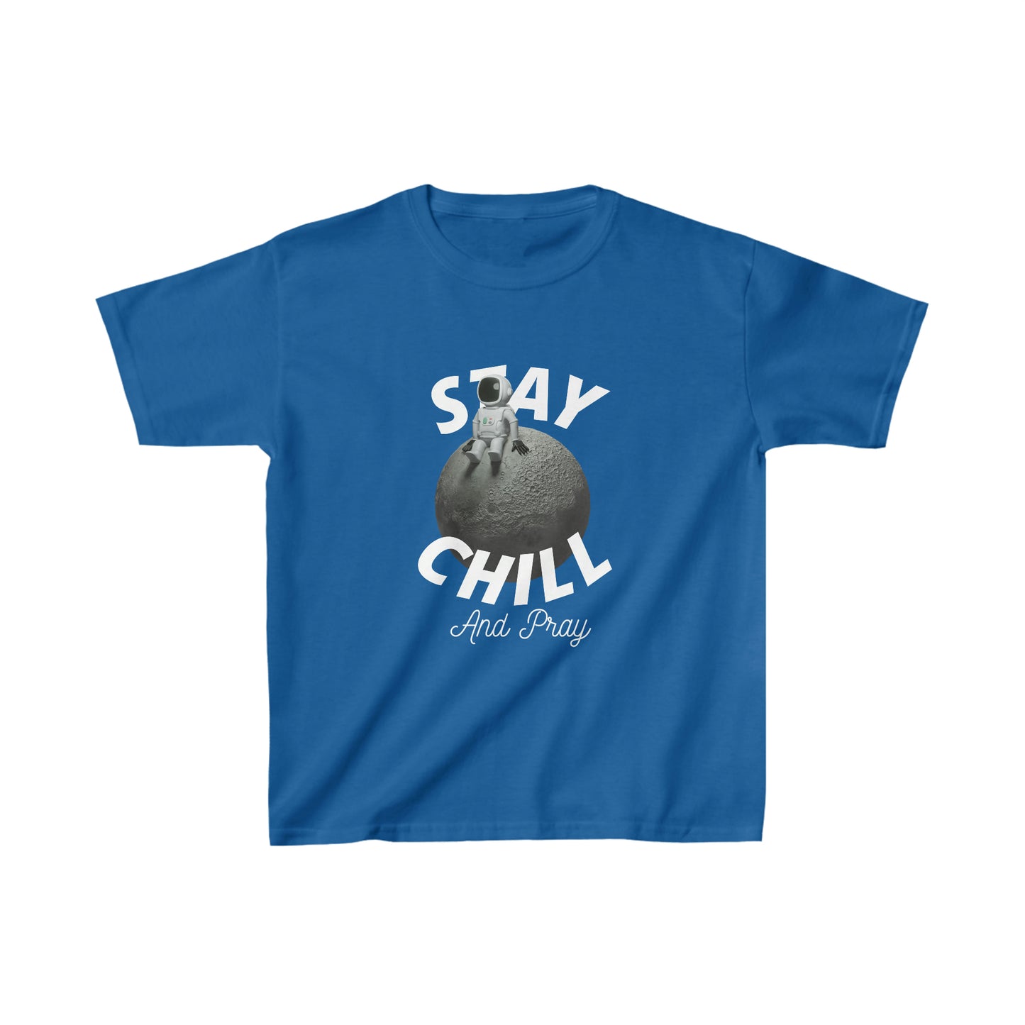 Stay Chill And Pray Youth Unisex Tee -Kids Heavy Cotton™ Tee