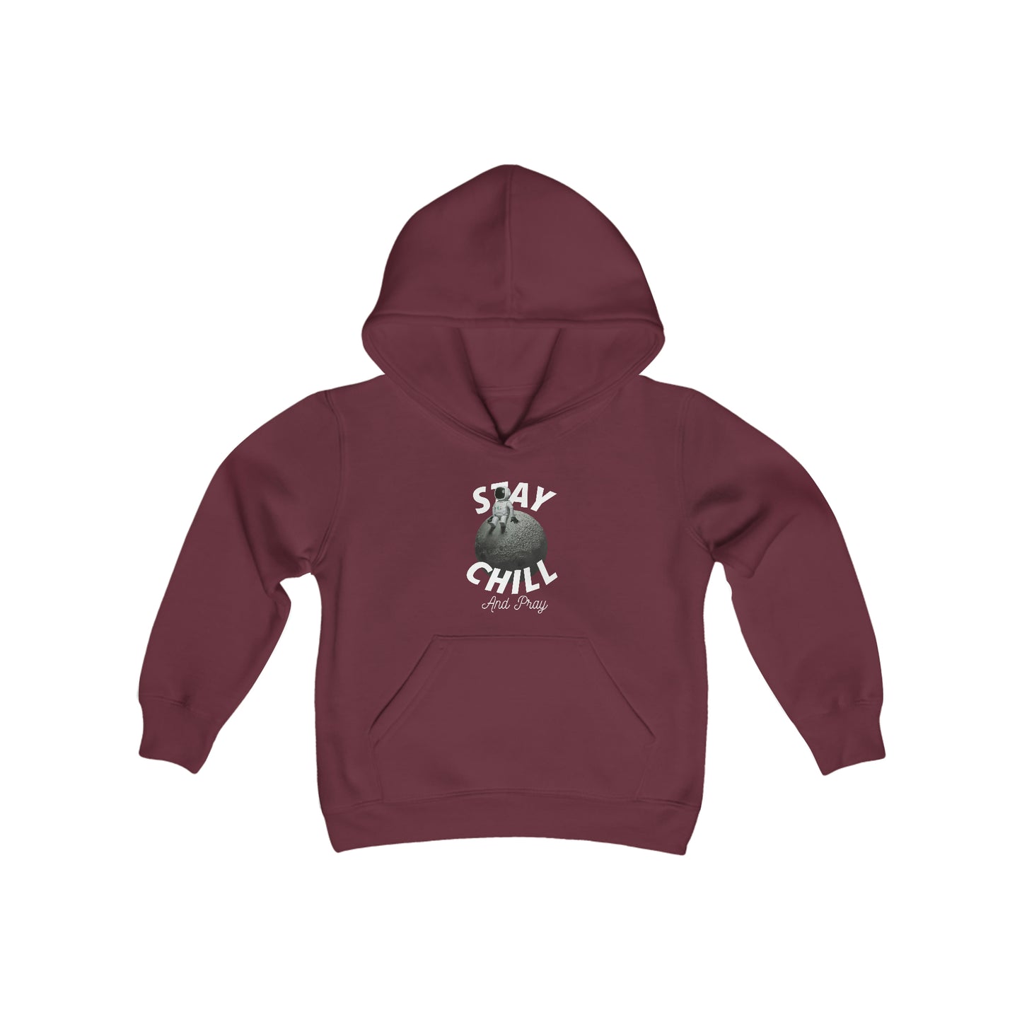 Stay Chill And Pray Youth Unisex Hoodie -Youth Heavy Blend Hooded Sweatshirt