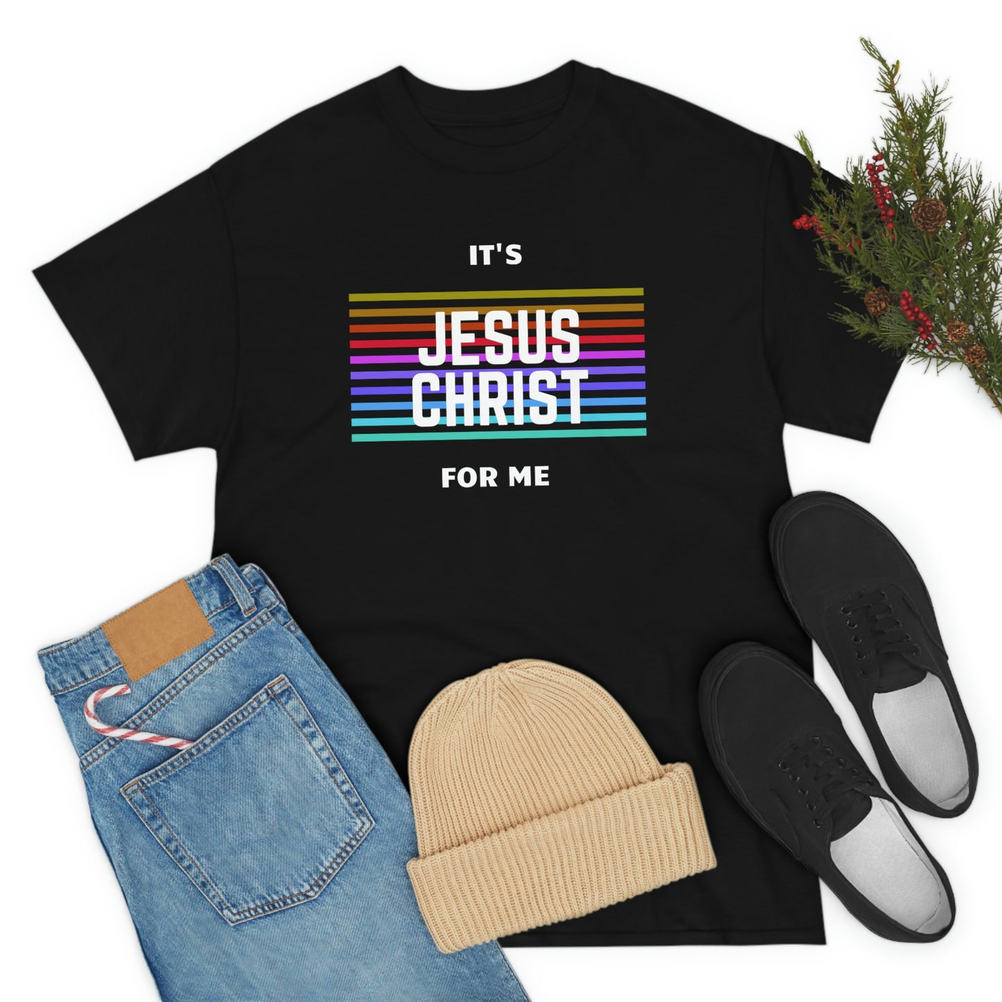 It's Jesus Christ For Me Adult Unisex Tee -Unisex Heavy Cotton Tee