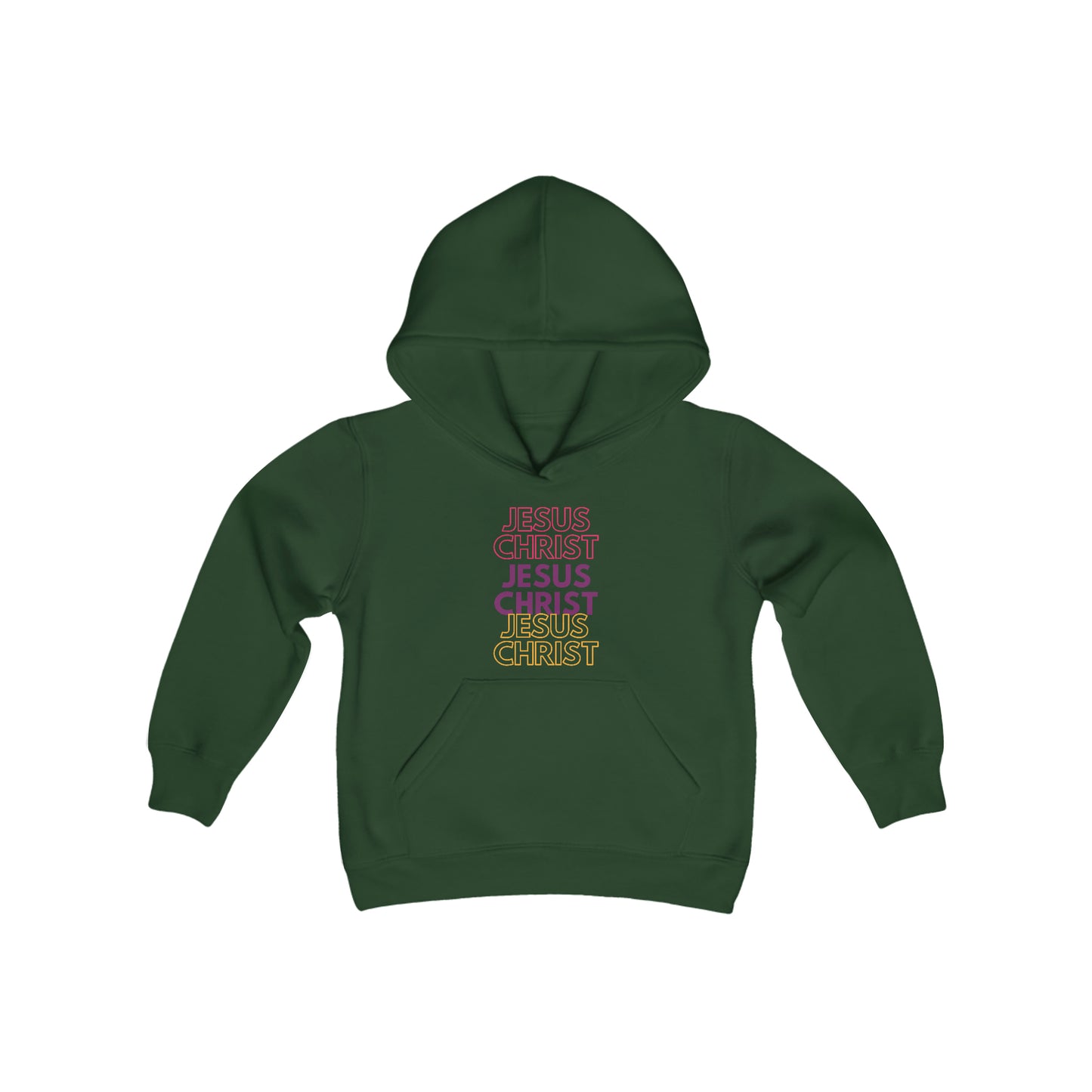 Jesus Christ Youth Unisex Hoodie -Youth Heavy Blend Hooded Sweatshirt