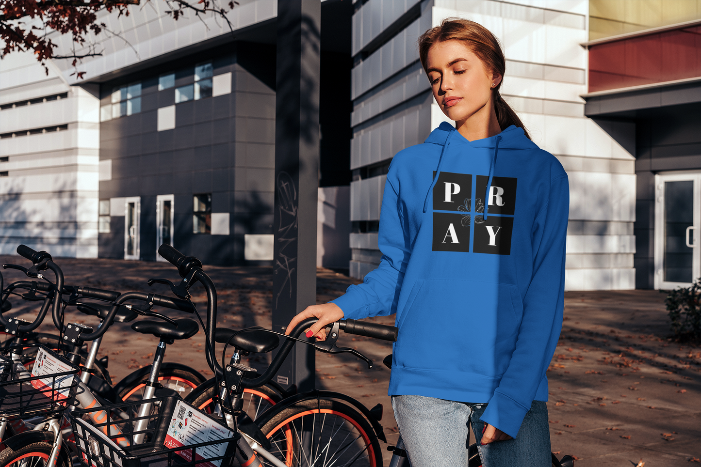 P-R-A-Y Adult Unisex Hoodie -Unisex Heavy Blend™ Hooded Sweatshirt
