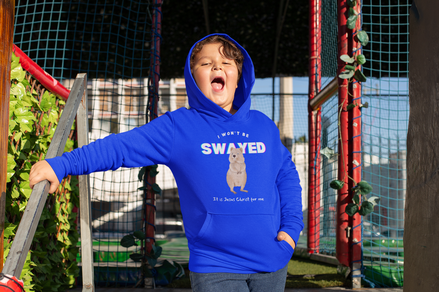 I Won't Be Swayed Youth Unisex Hoodie -Youth Heavy Blend Hooded Sweatshirt