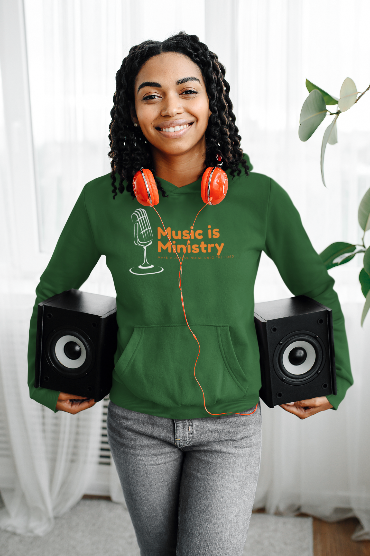 Music Is Ministry Adult Unisex Hoodie -Unisex Heavy Blend™ Hooded Sweatshirt