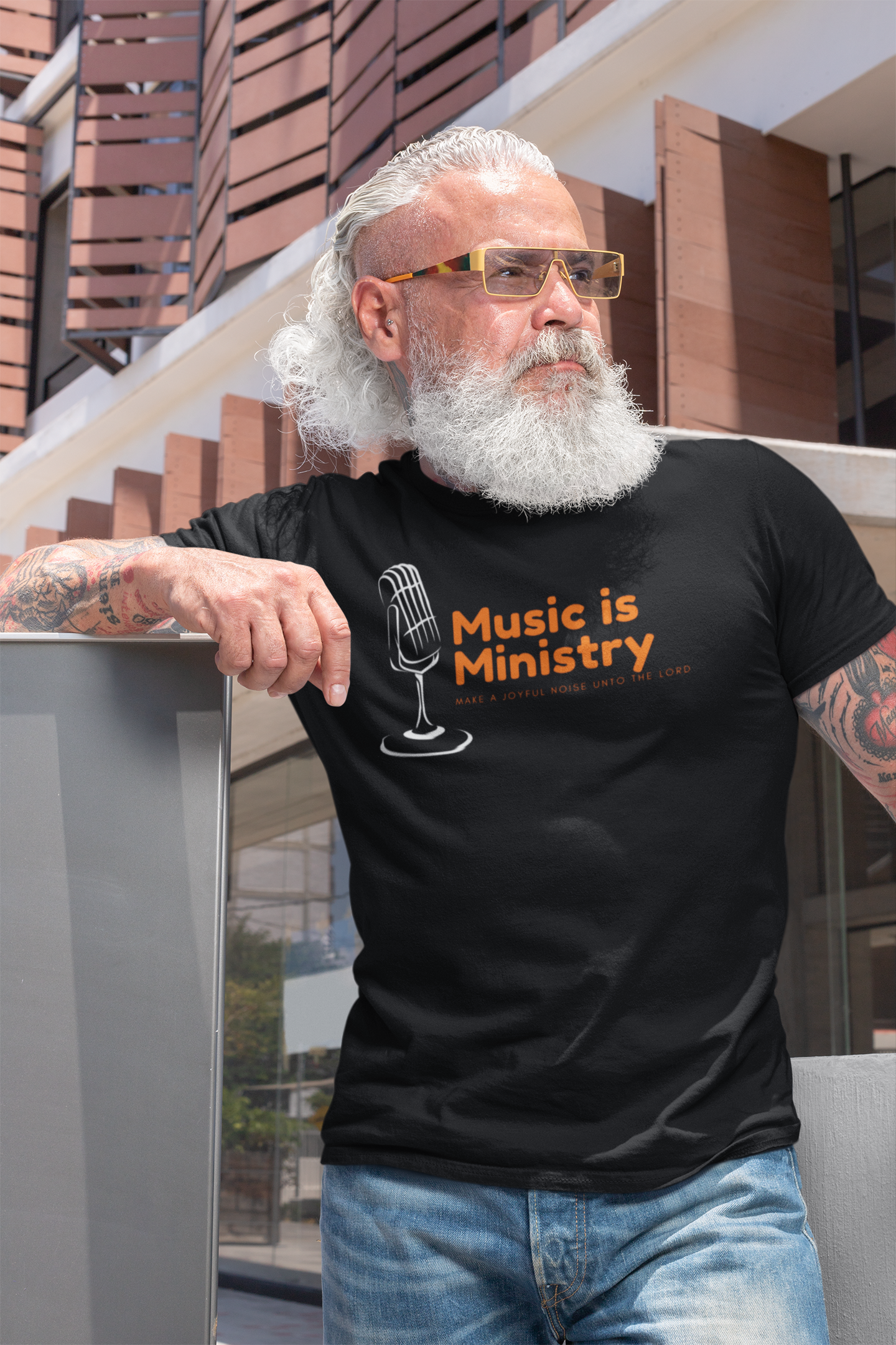 Music Is Ministry Adult Unisex Tee -Unisex Heavy Cotton Tee